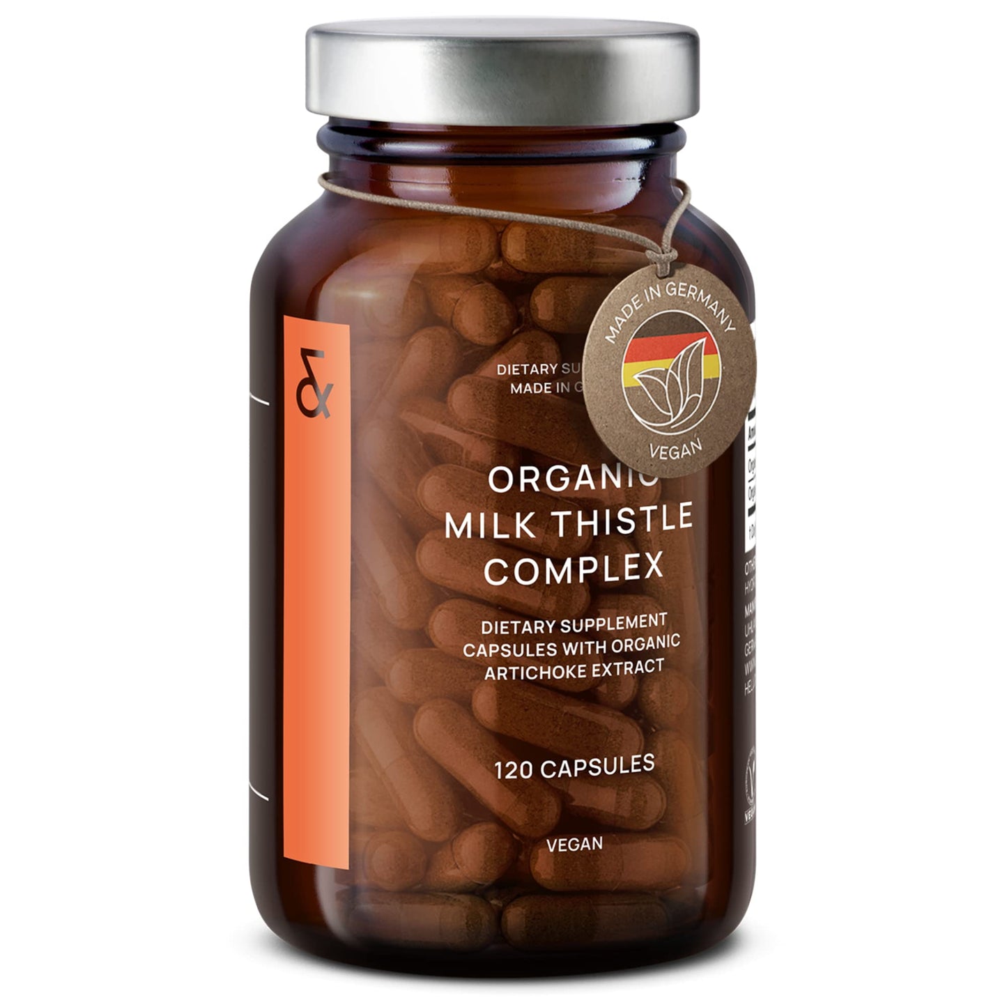 CLAV Organic Milk Thistle & Artichoke Complex Capsules, 120