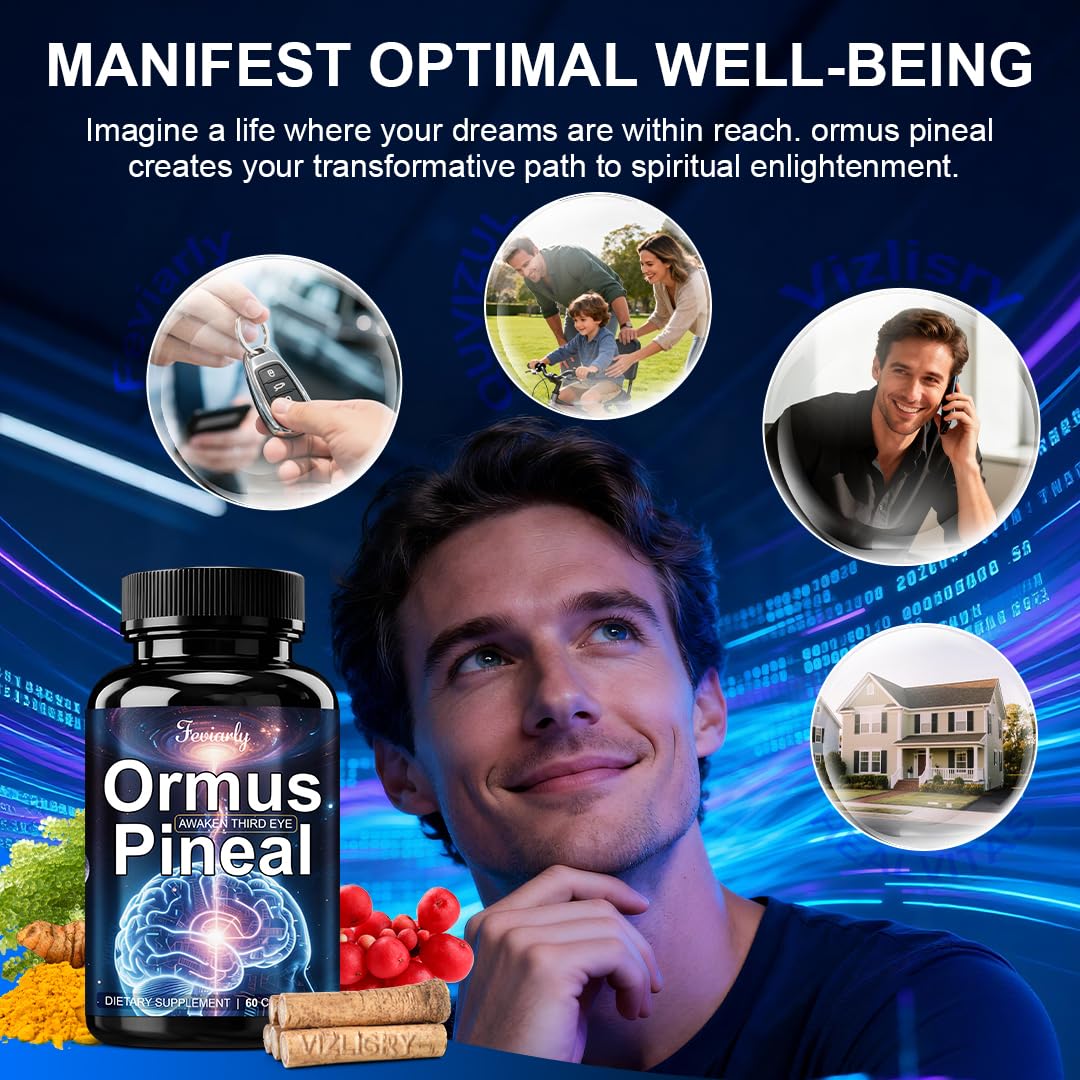 Feviarly Ormus Pineal Brain, 60 Capsules