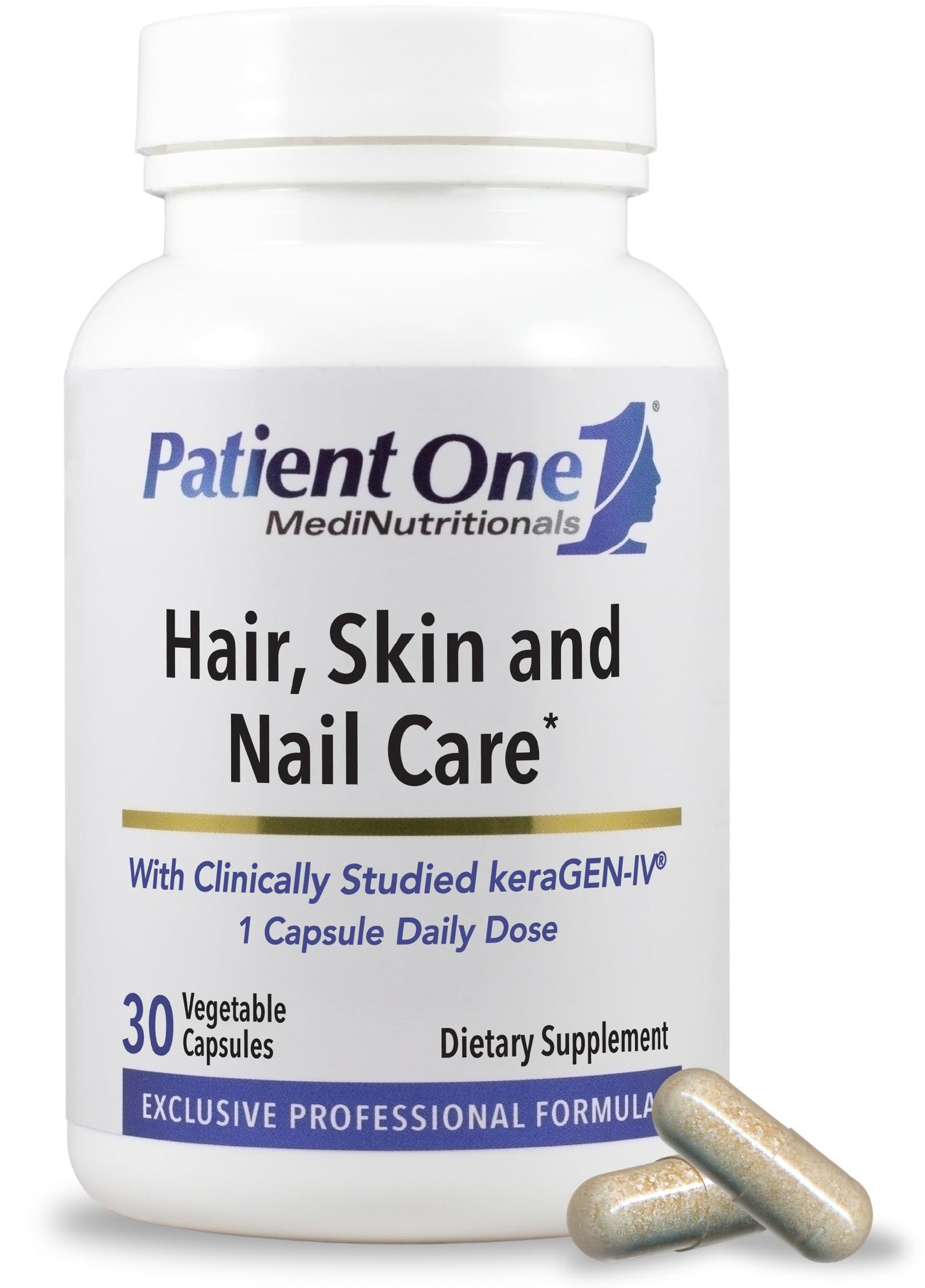 Patient One Hair, Skin & Nail Care Capsules 30 Count