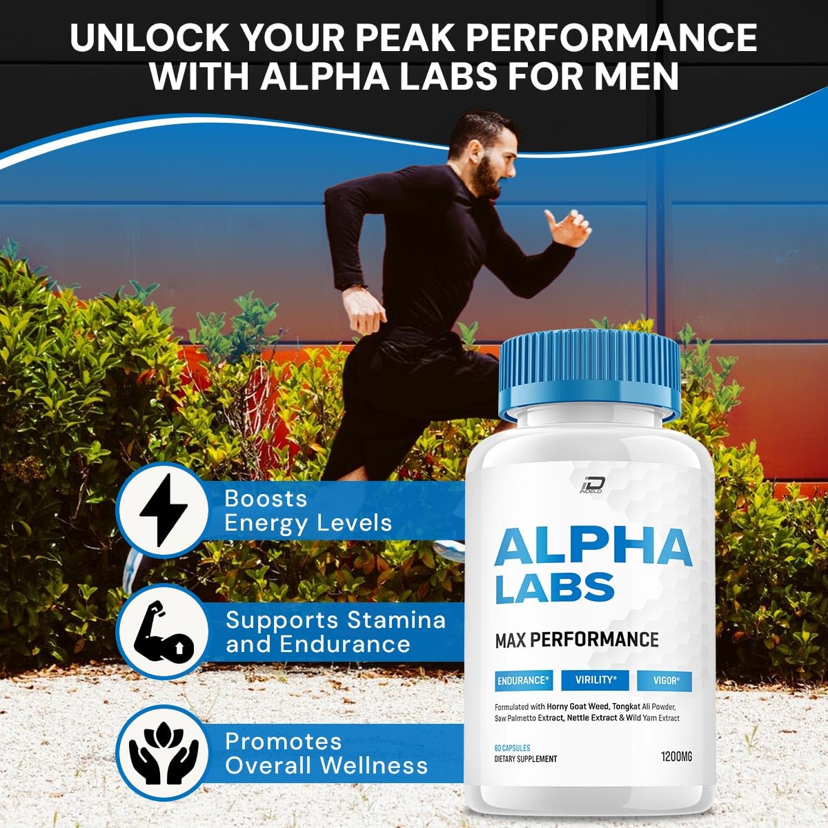 Indelo Alpha Labs for Men 120 Capsules
