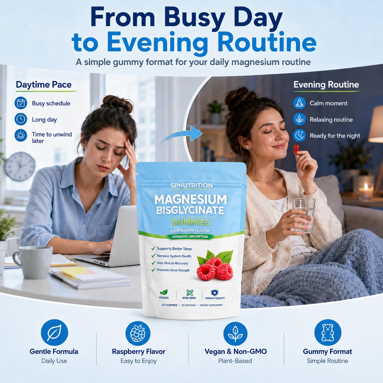 Arctic Purge Magnesium Bisglycinate Gummies, 60 Gummies
