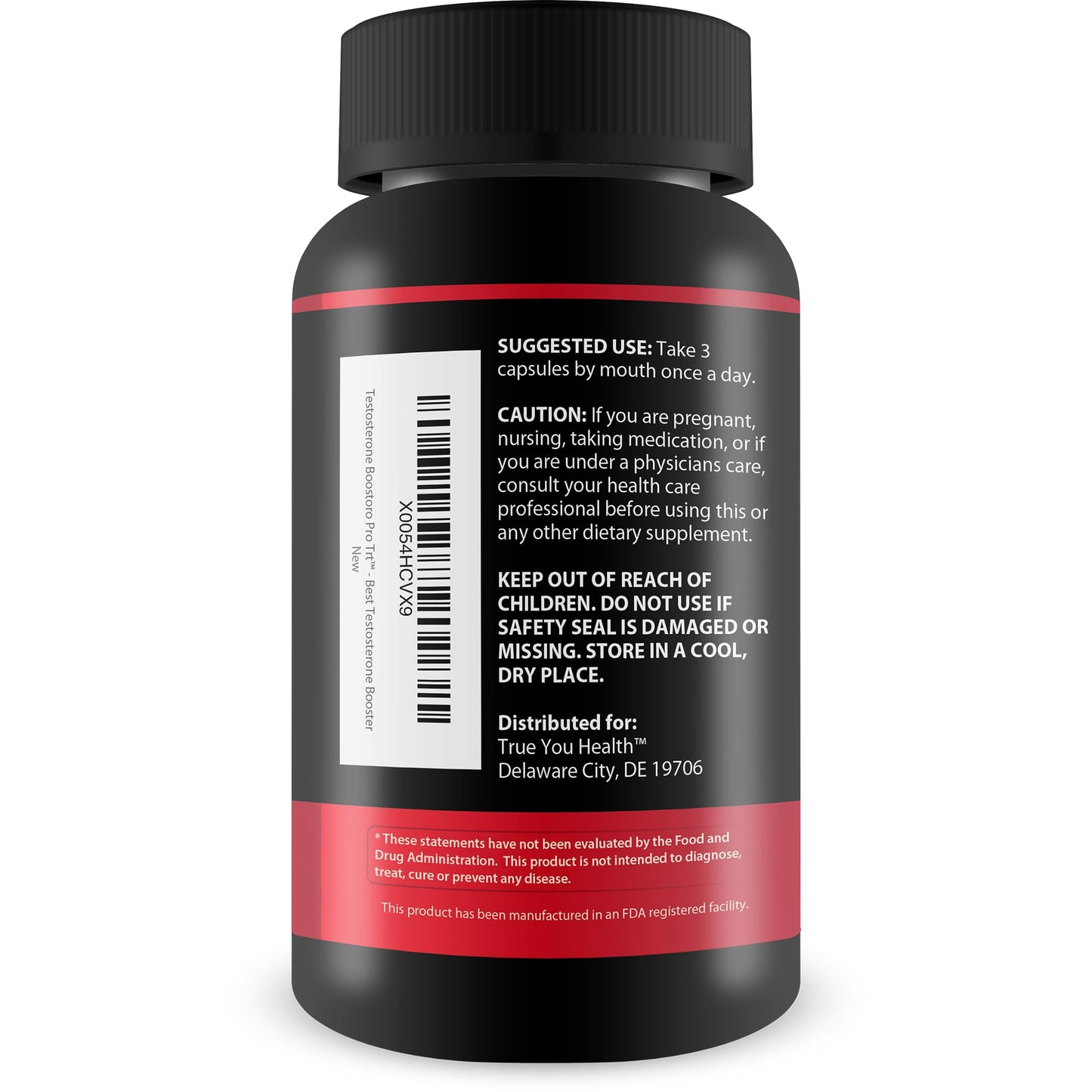 True You Health Testosterone Booster Capsule 90 Count