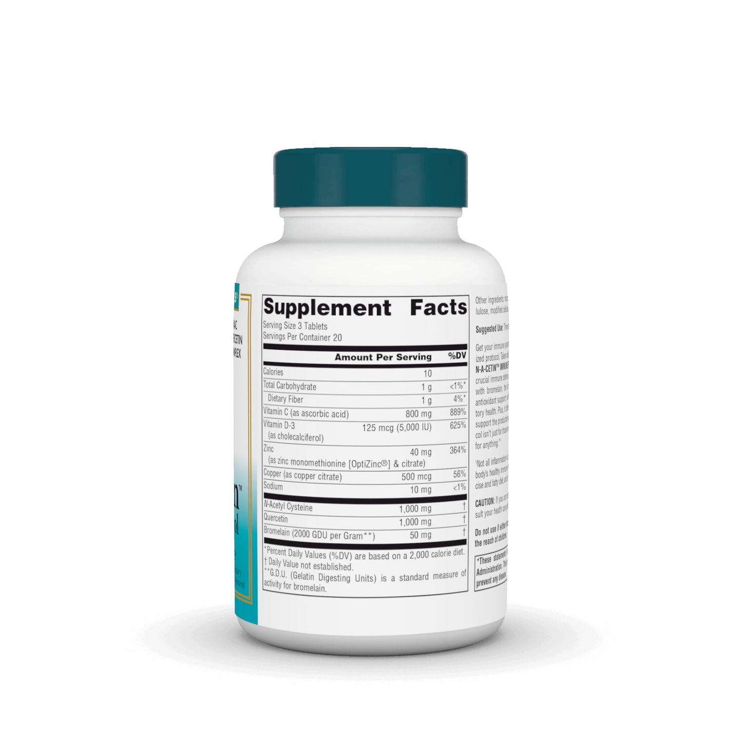 Source Naturals N-A-Cetin Immune Protocol Tablet, 60 Count