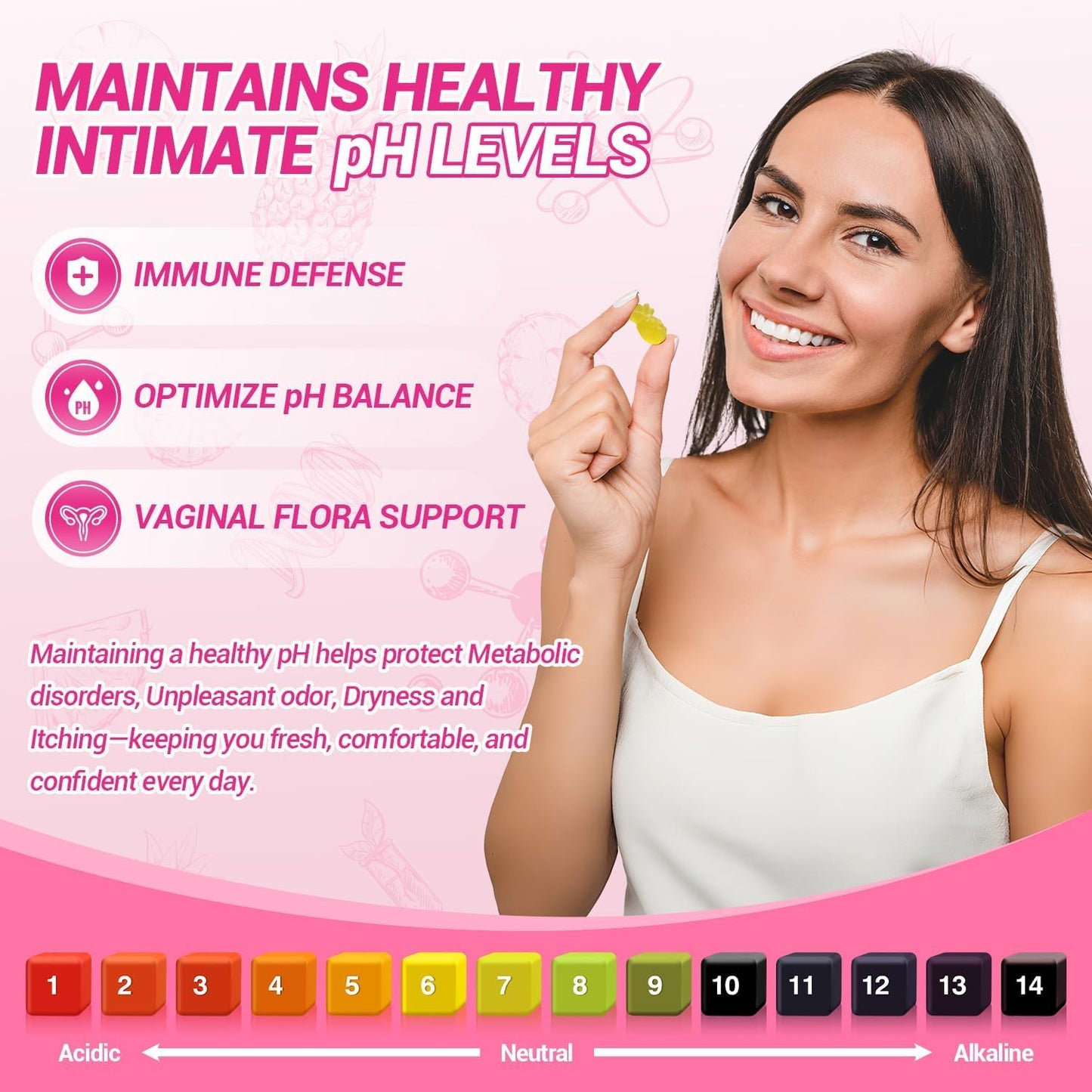 Yooloks Her Juicy Feminine Probiotics Gummies, 180 Count