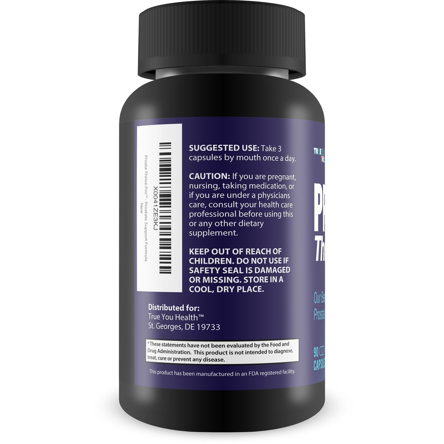 True You Health Prosta Thrive Pro Capsules 90 Count