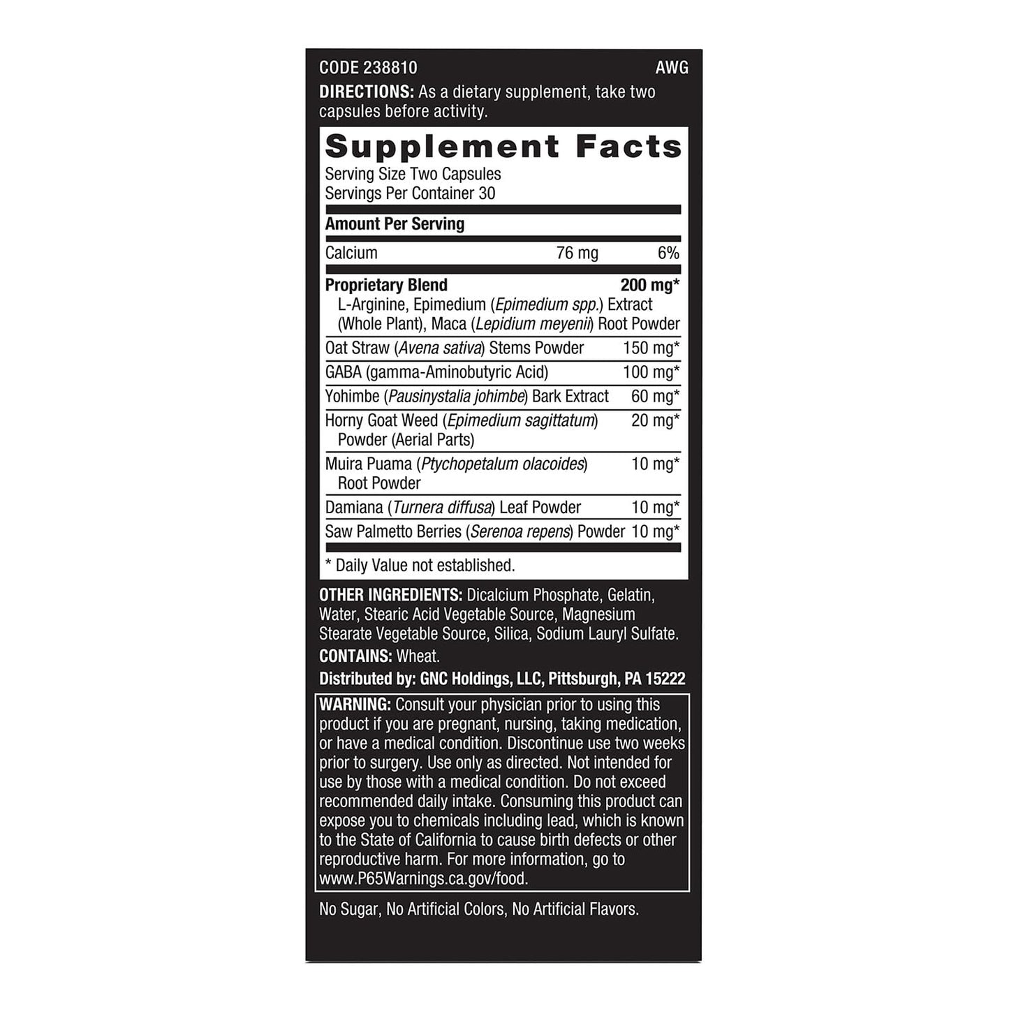 Xmnamc Men's Staminol 60 Capsules