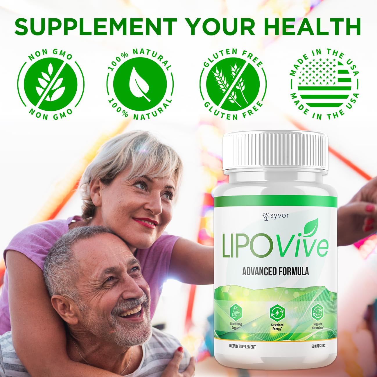 Syvor Lipovive Capsules, 60 Capsules