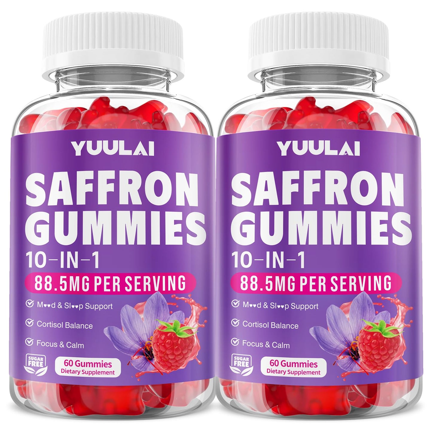YUULAI Saffron Gummies 120 Count