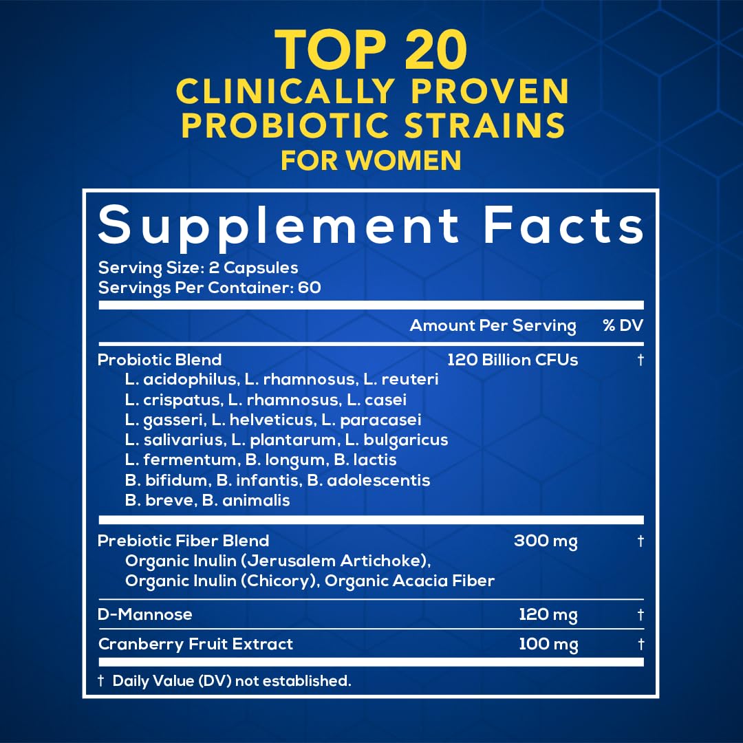 MOM NUTRIX Probiotic for Women Capsules, 120 Capsules