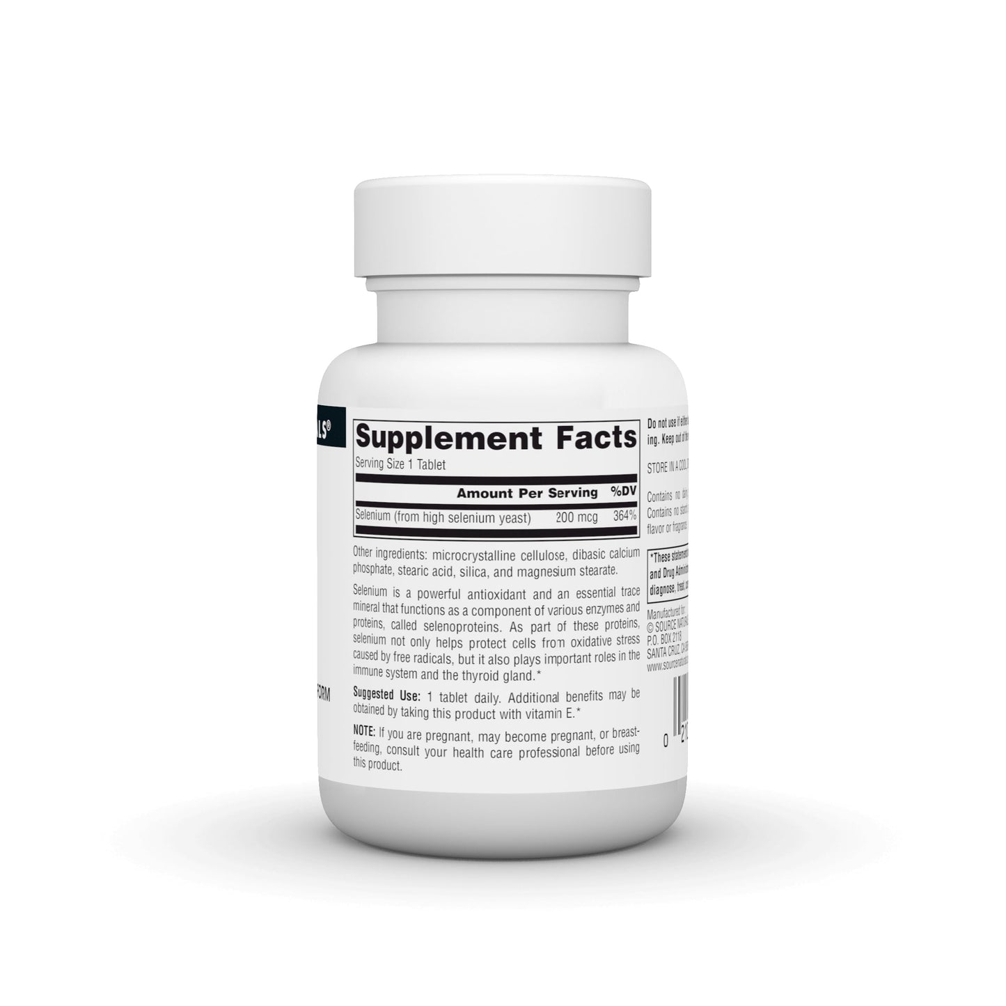 Source Naturals Selenium 200 mcg Tablet 60 Count