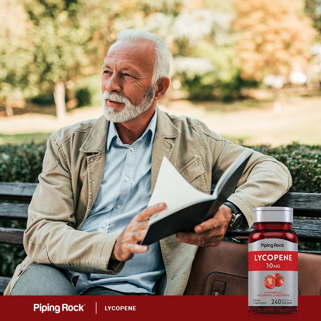 Piping Rock Lycopene 10mg Softgel Capsules 240