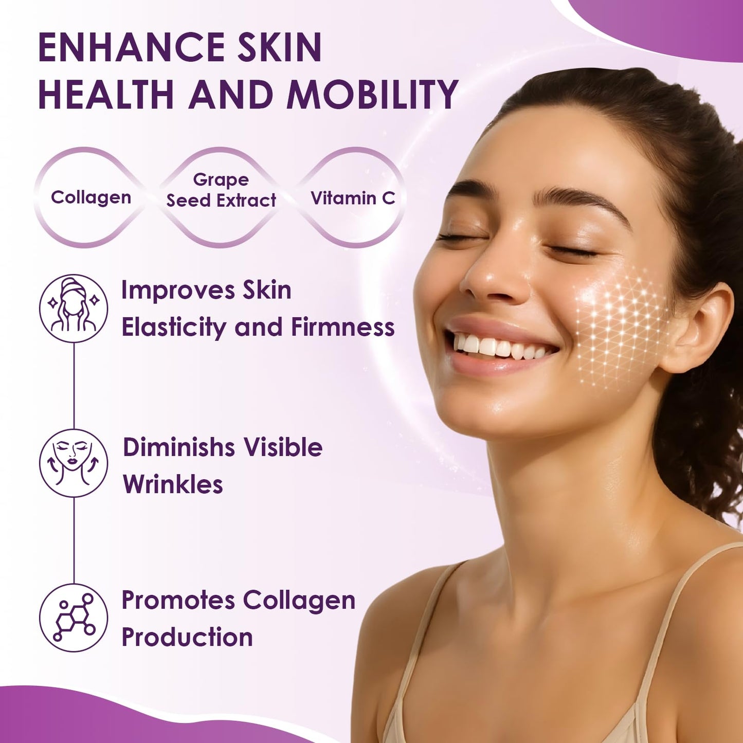 DRFOSTER Collagen Peptides Powder with Probiotics - Hydrolyzed Collagen Type I II III V X with Antioxidant Blend - Multi Collagen for Women Support Skin Hair Nail Joints & Gut, 12.35 oz