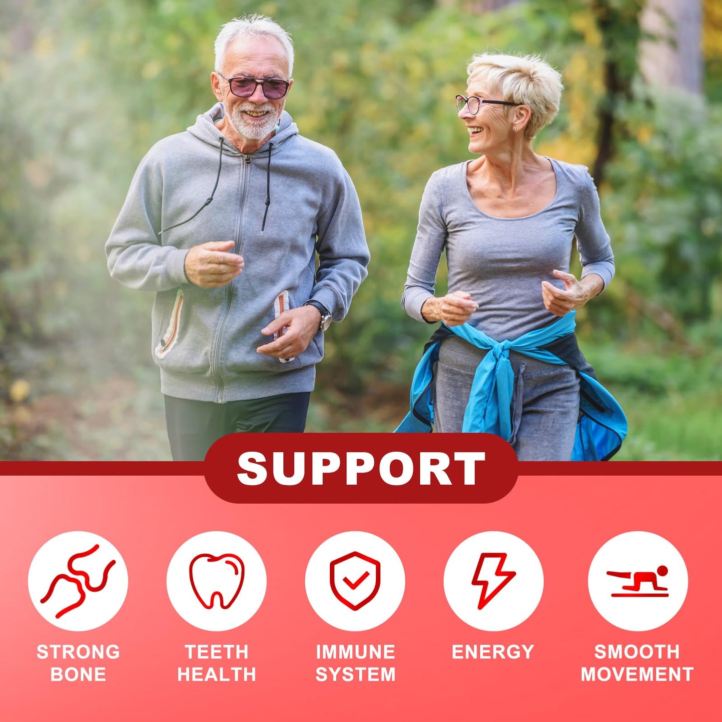 Flyrocer Sugar Free Vitamin D3 K2 Supplement Gummies 120 Count
