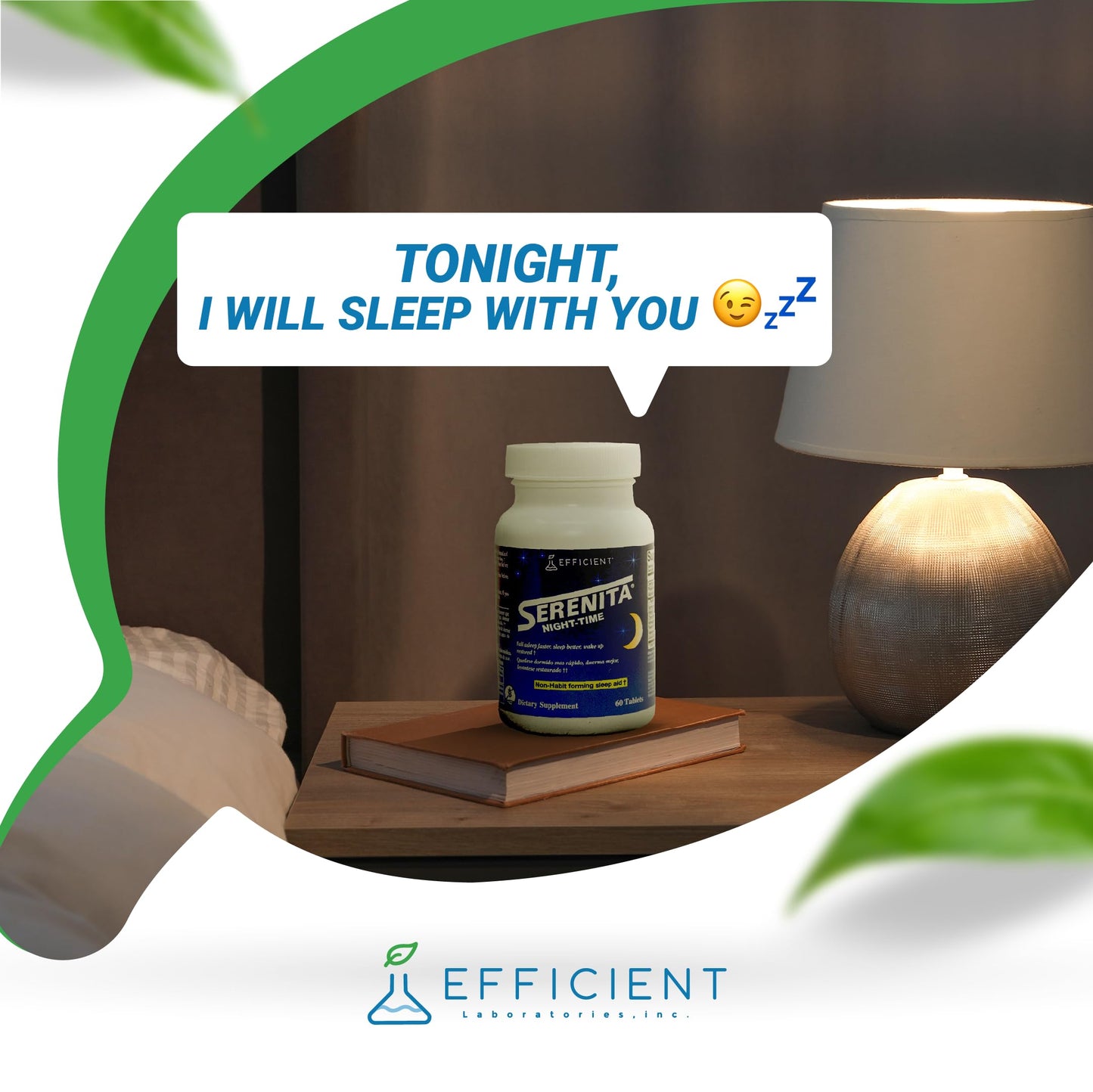 Serenita Night-Time Sleep Aid Tablet, 60 Tablets