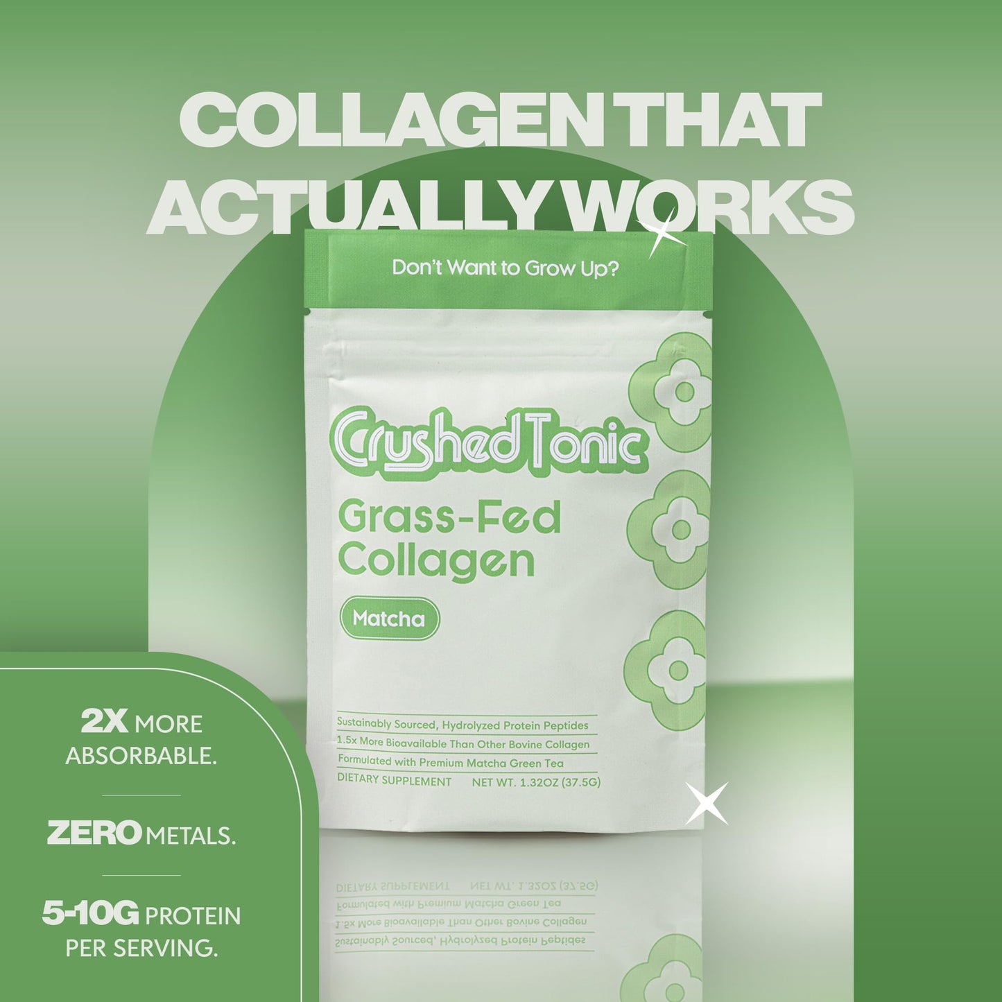 Crushed Tonic Korean Beauty Collagen Powder 1.76 oz