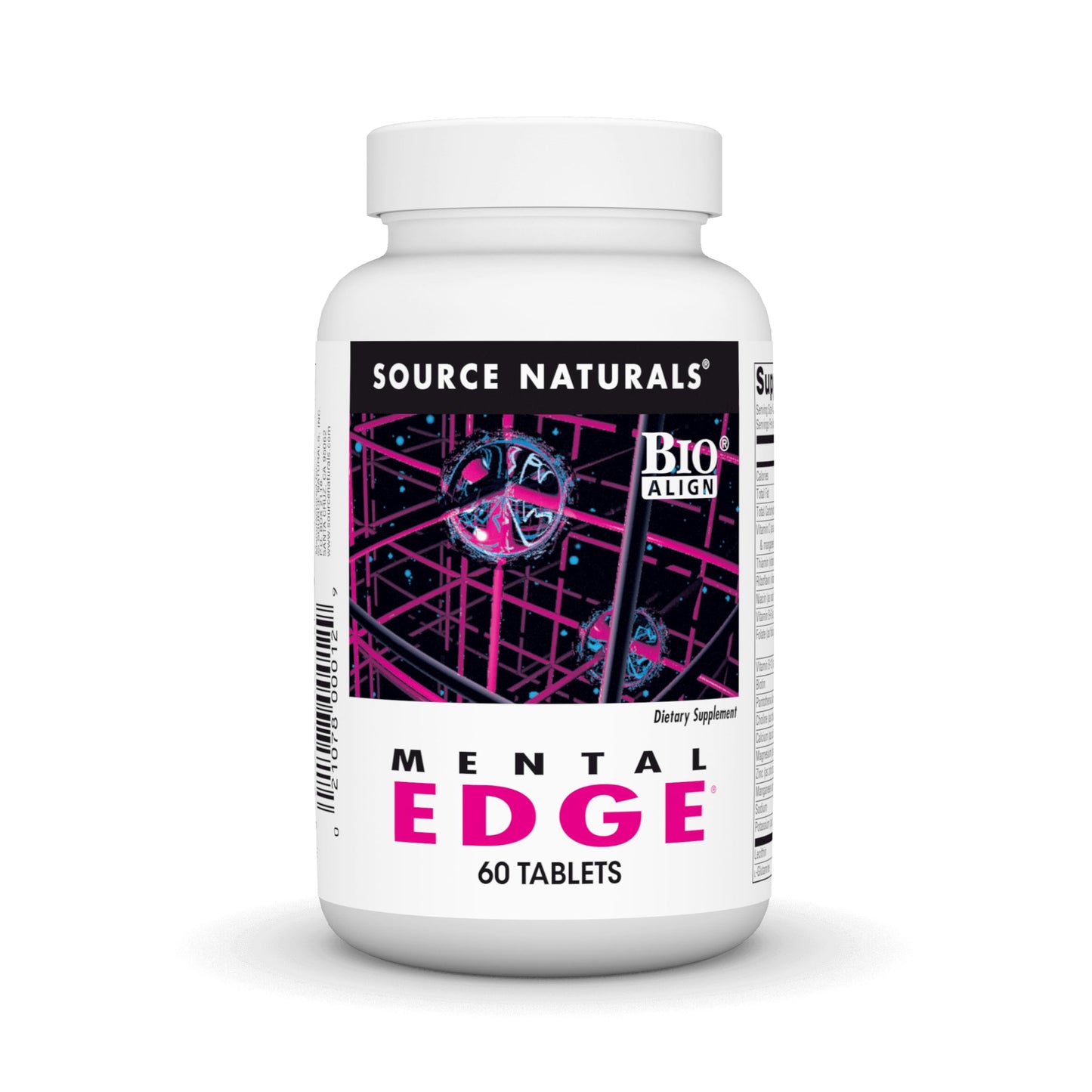 Source Naturals Mental Edge Brain Boosting Supplement, 60 Tablets