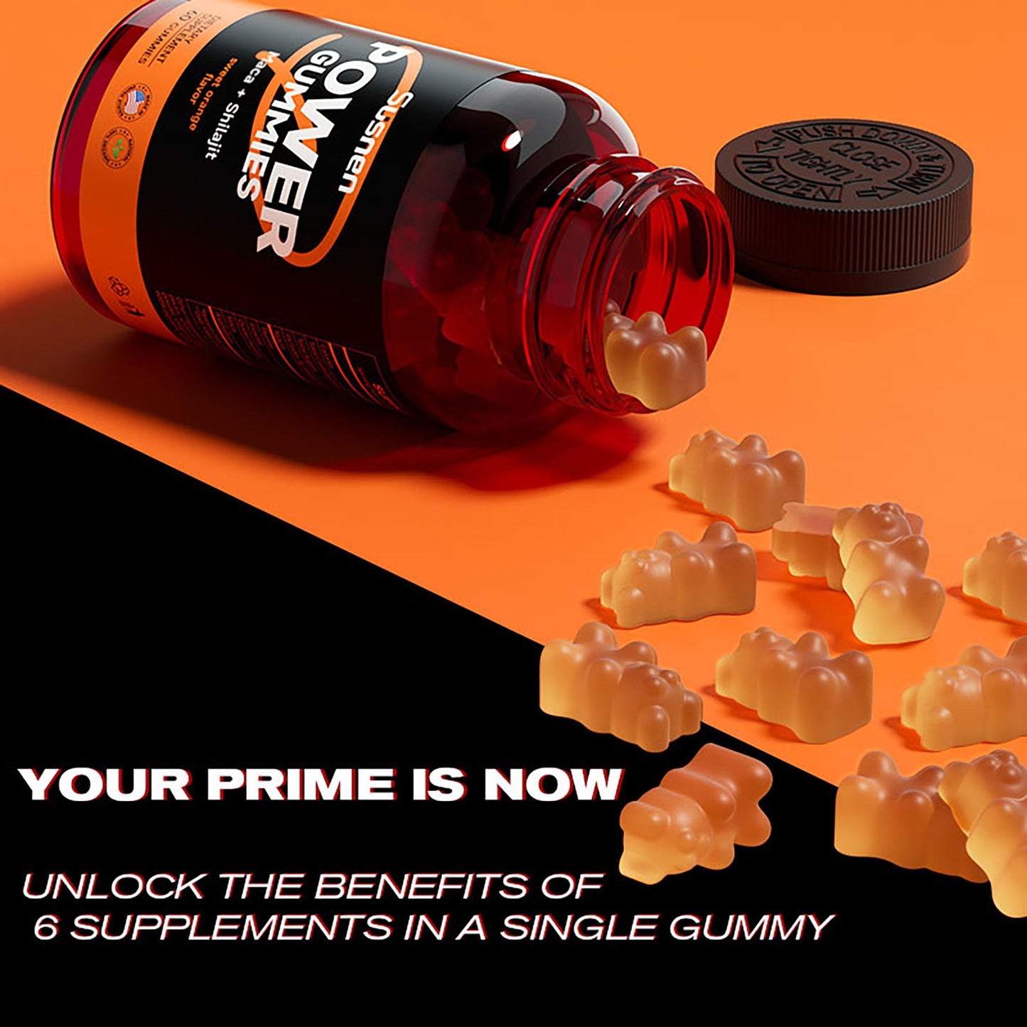 Susnen Inositol Gummies, 60 Gummies