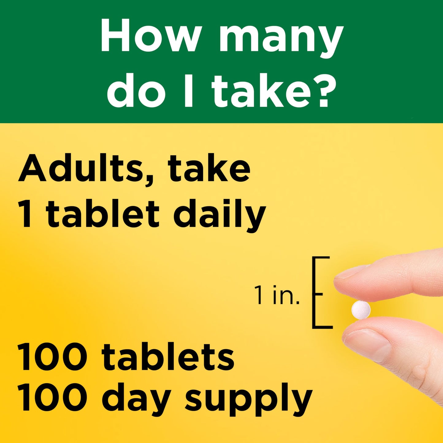 Nature Made Vitamin B6 100 mg Tablet, 100 Tablets