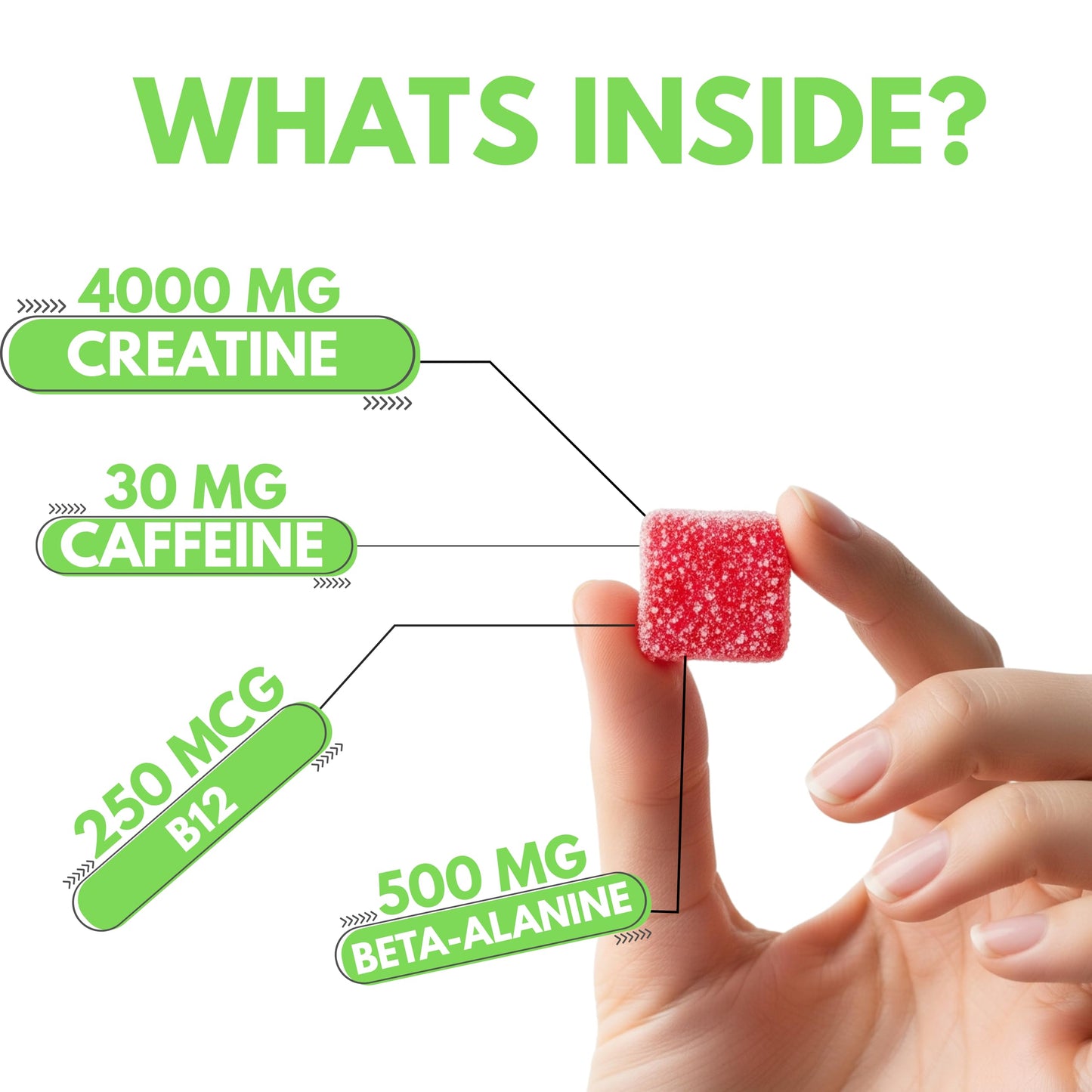 Nutrify Daily Creatine Gummies, 60 Count
