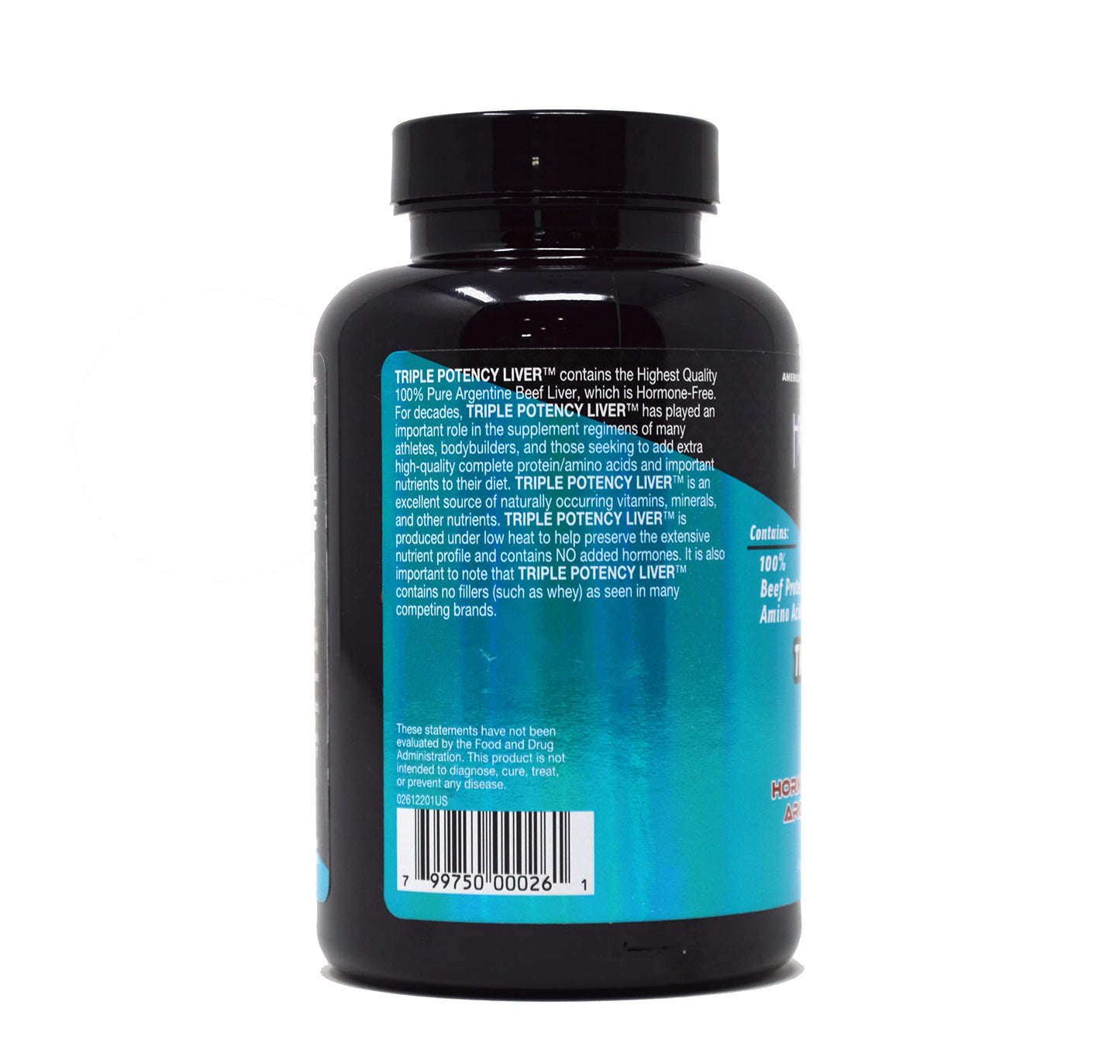 Healthy 'N Fit Triple Potency Beef Liver Capsules, 100 Count