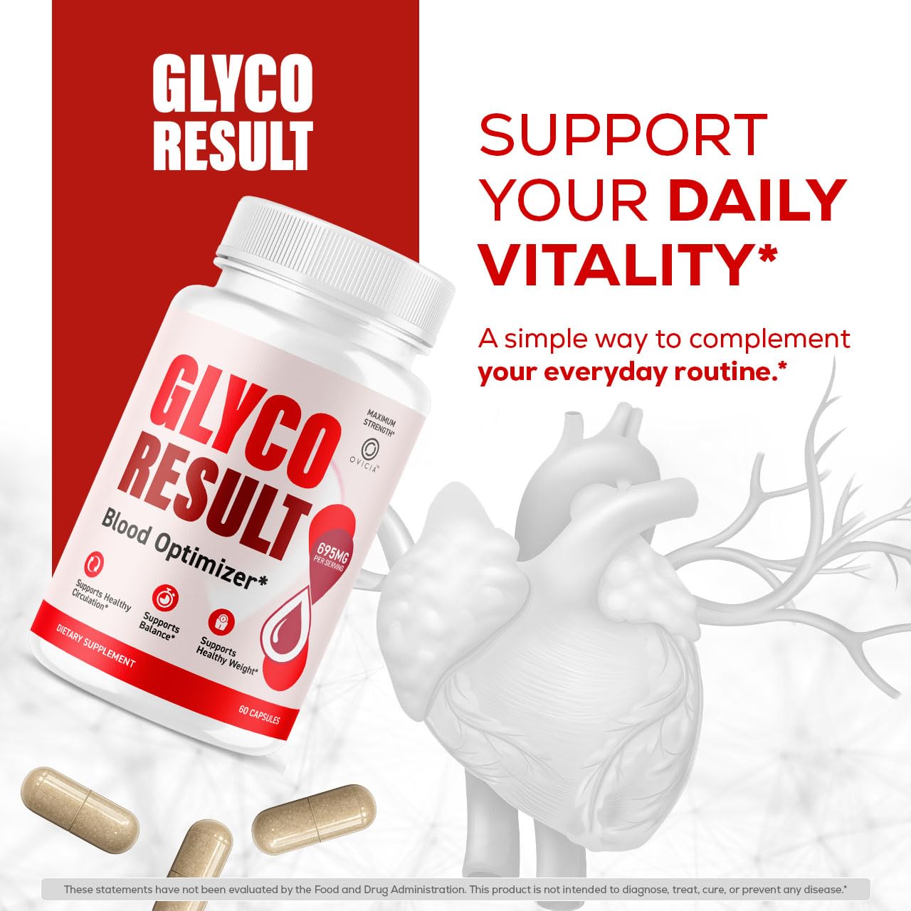 OVICIA Glyco Result 180 Capsules