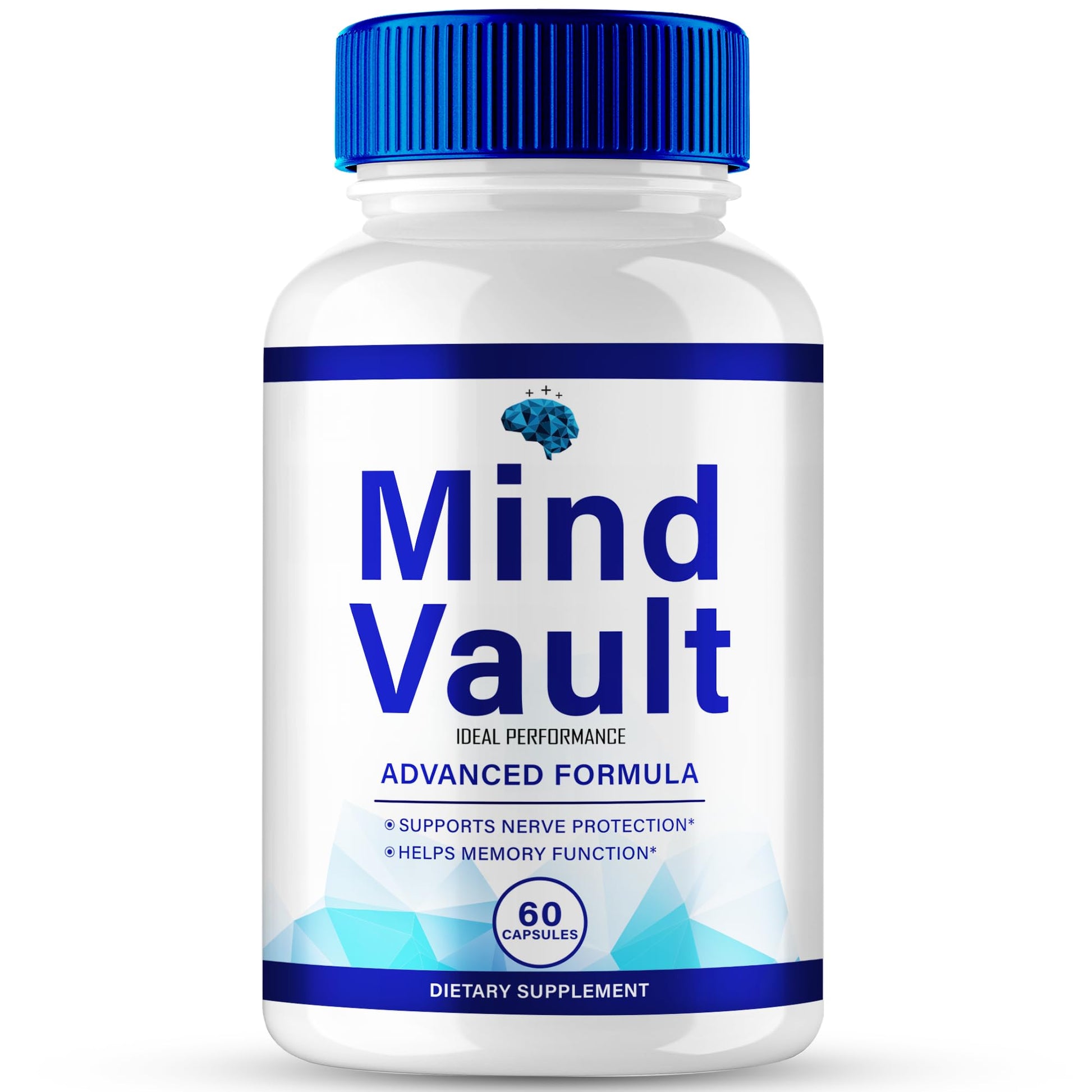 IDEAL PERFORMANCE Mind Vault Brain & Memory Supplement Capsules, 60 Capsules