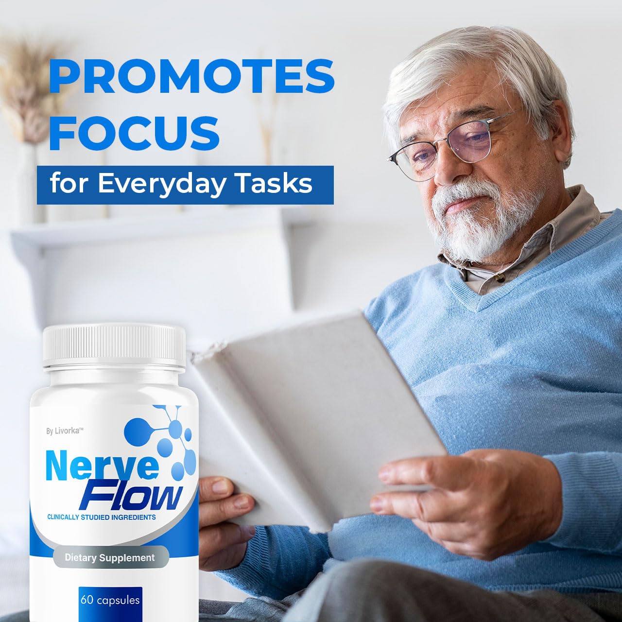 LIVORKA Nerve Flow Capsules 300 Count