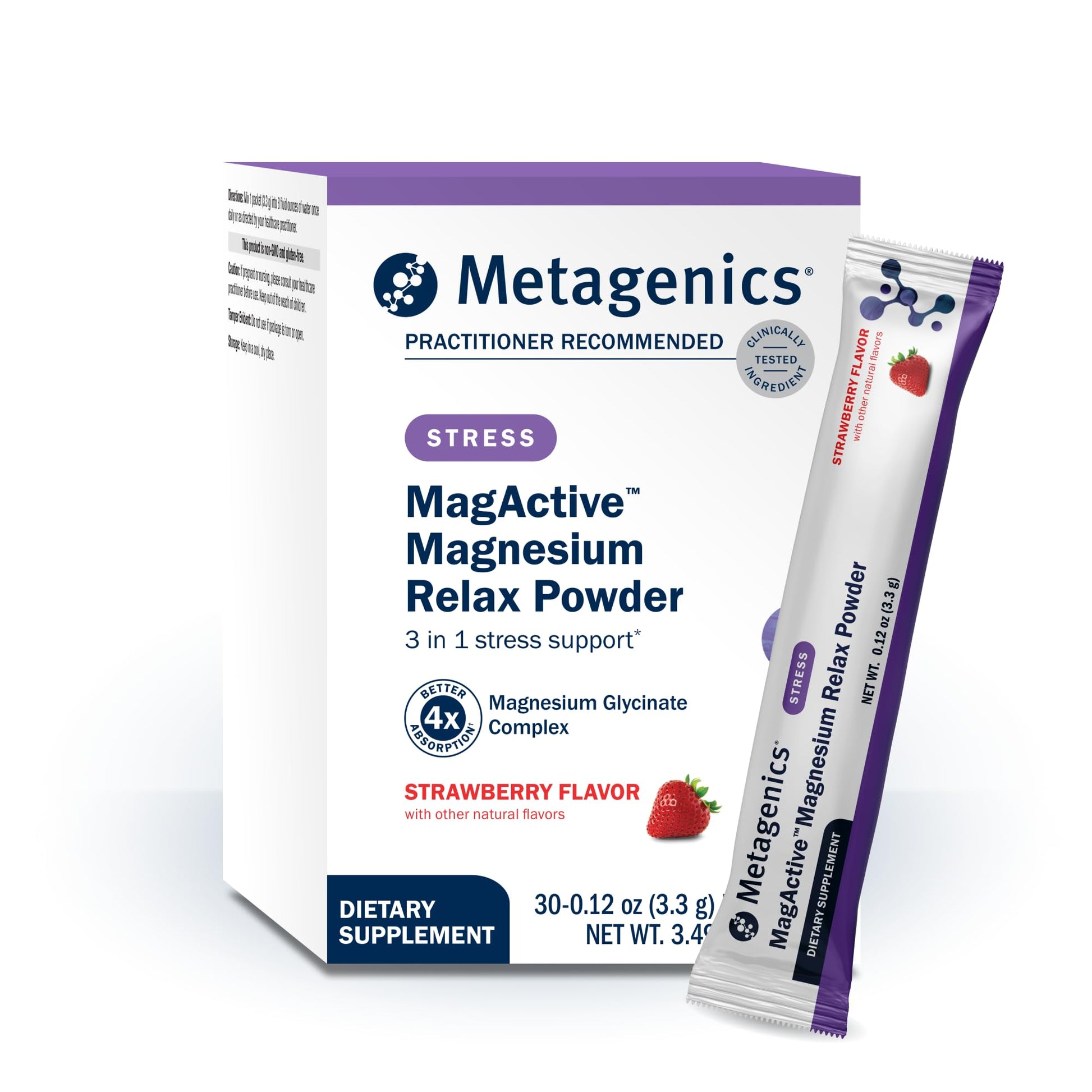 Metagenics MagActive Magnesium Relax Powder, 30 Packets