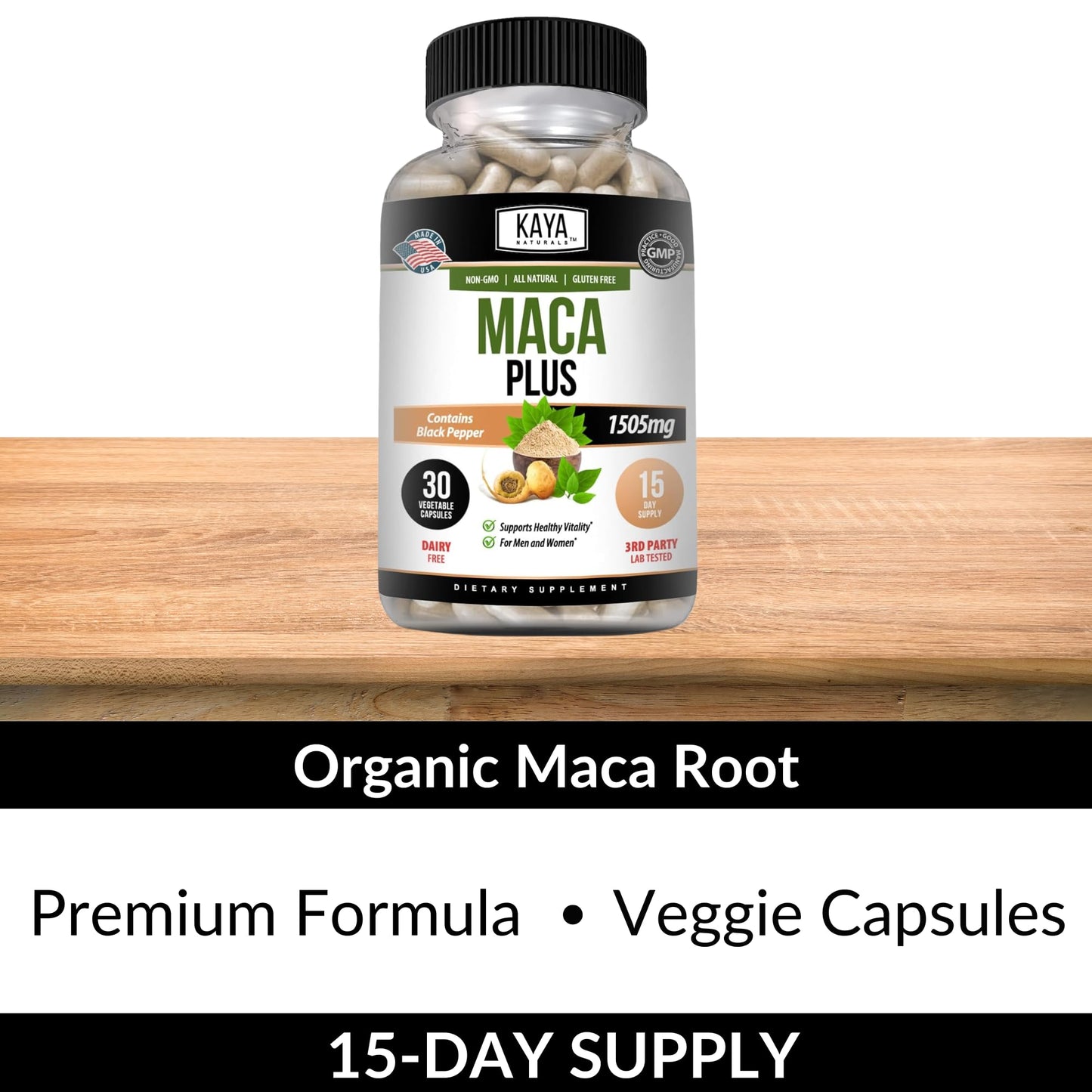 Kaya Naturals Maca Plus 30 Capsules