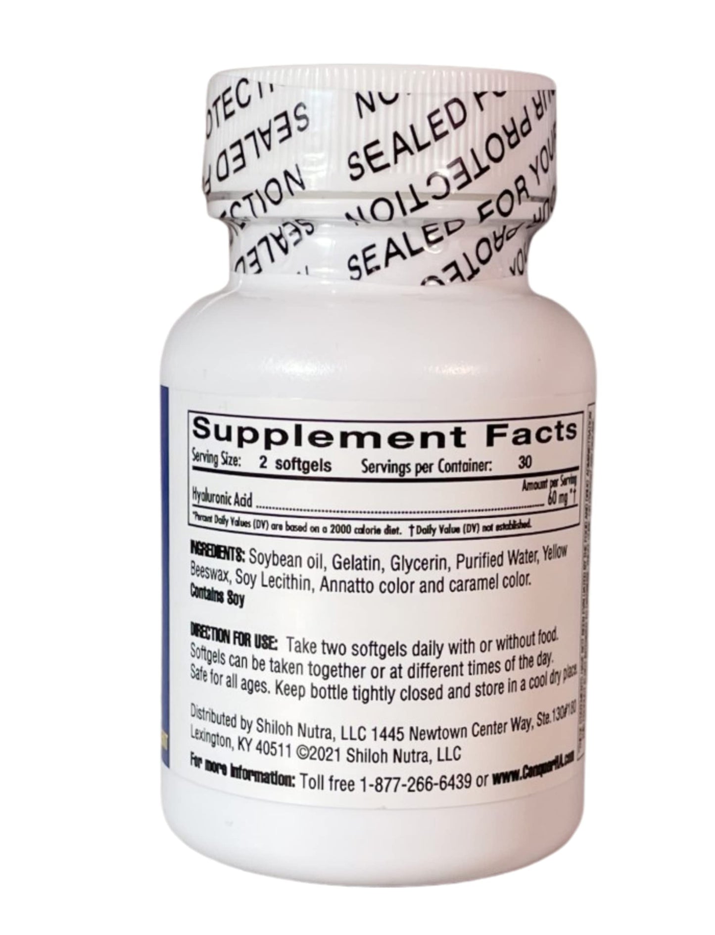 Conquer HA Hyaluronic Acid Softgels, 240 Count