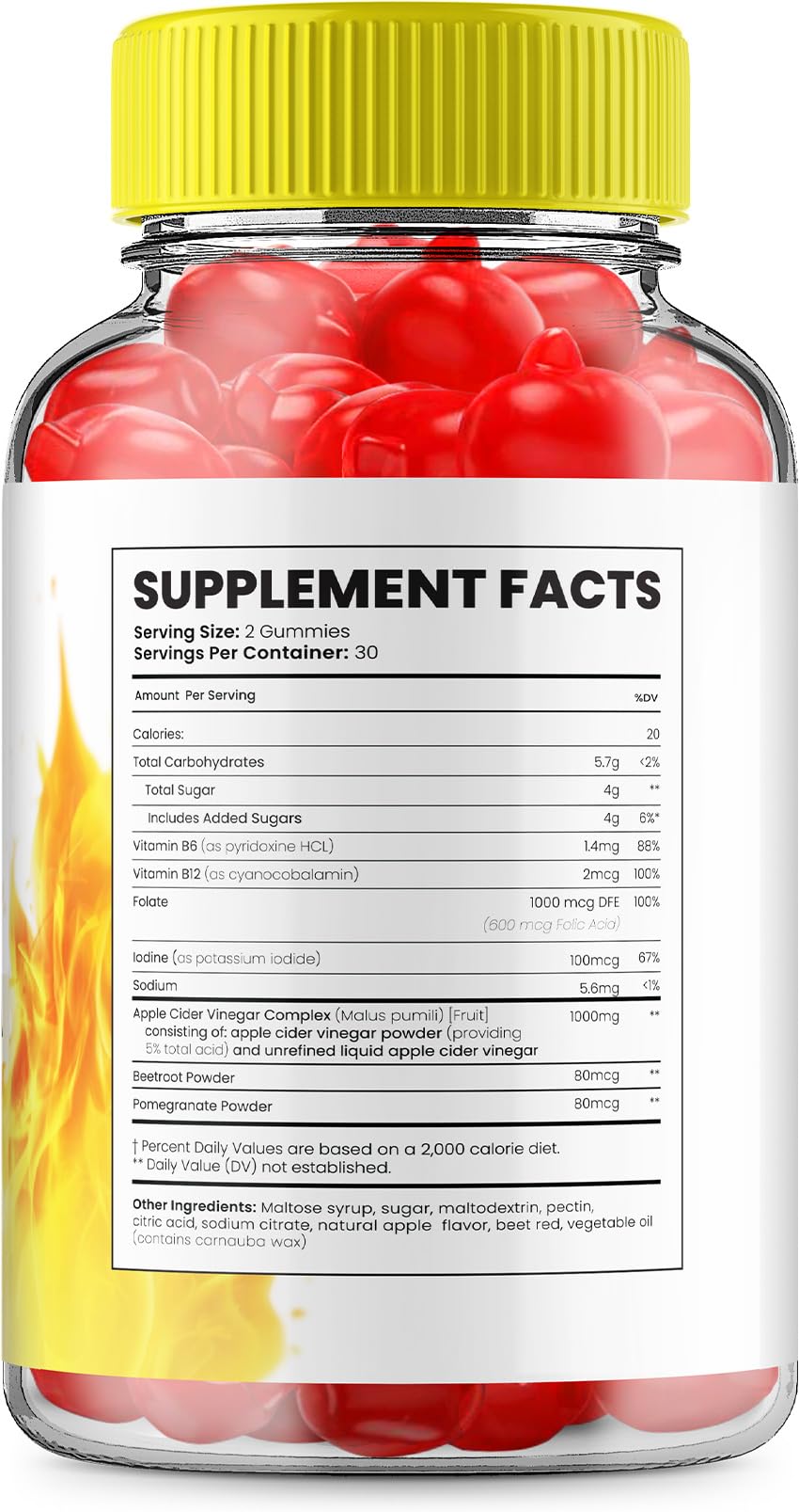 Indelo Fit Burn ACV Gummies 300 Gummies