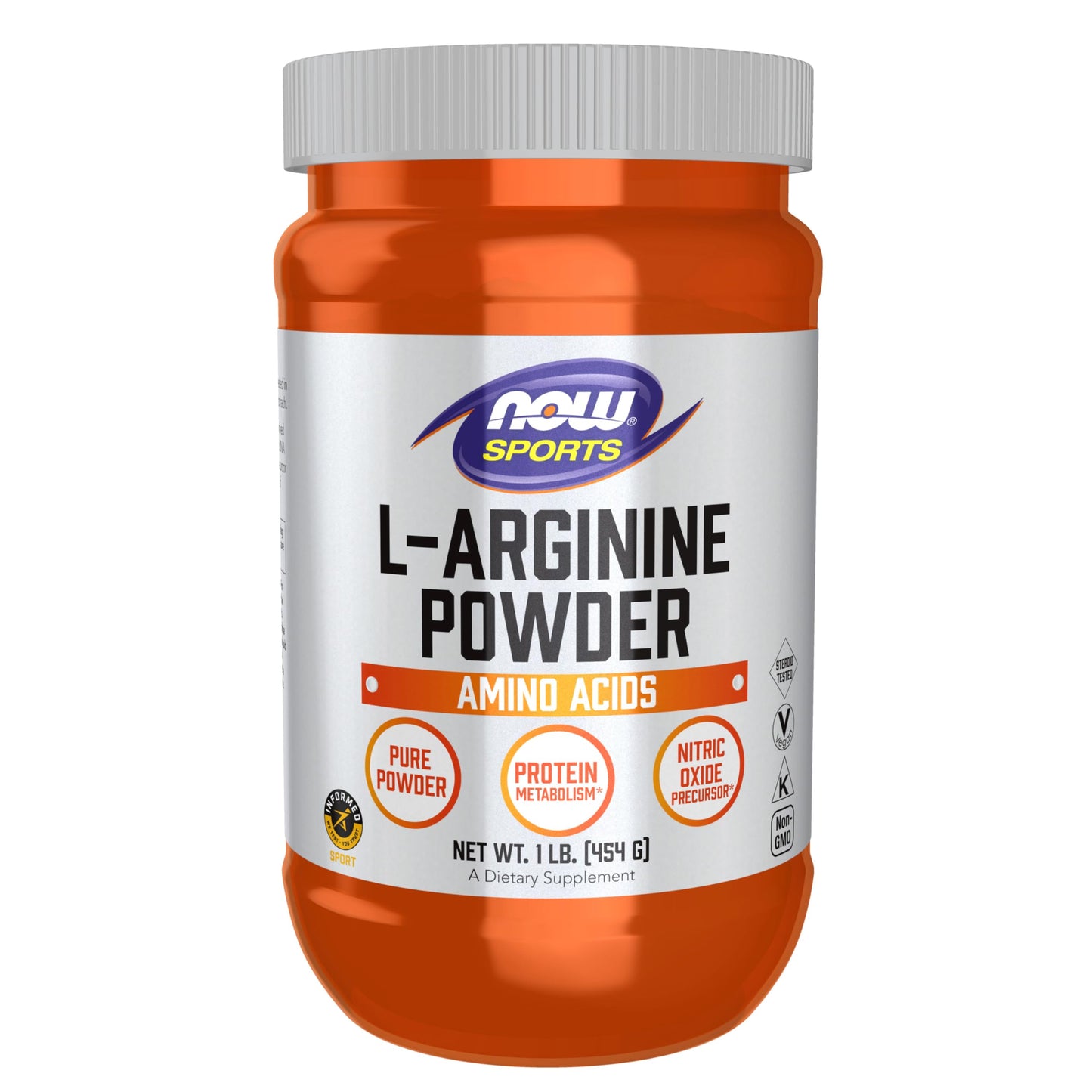 NOW Foods L-Arginine Powder, 16 oz