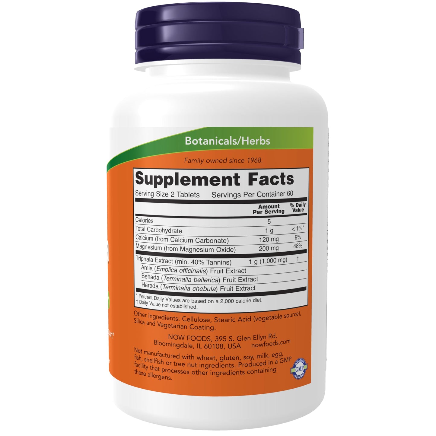 NOW Foods Triphala 500 mg, 120 Tablets