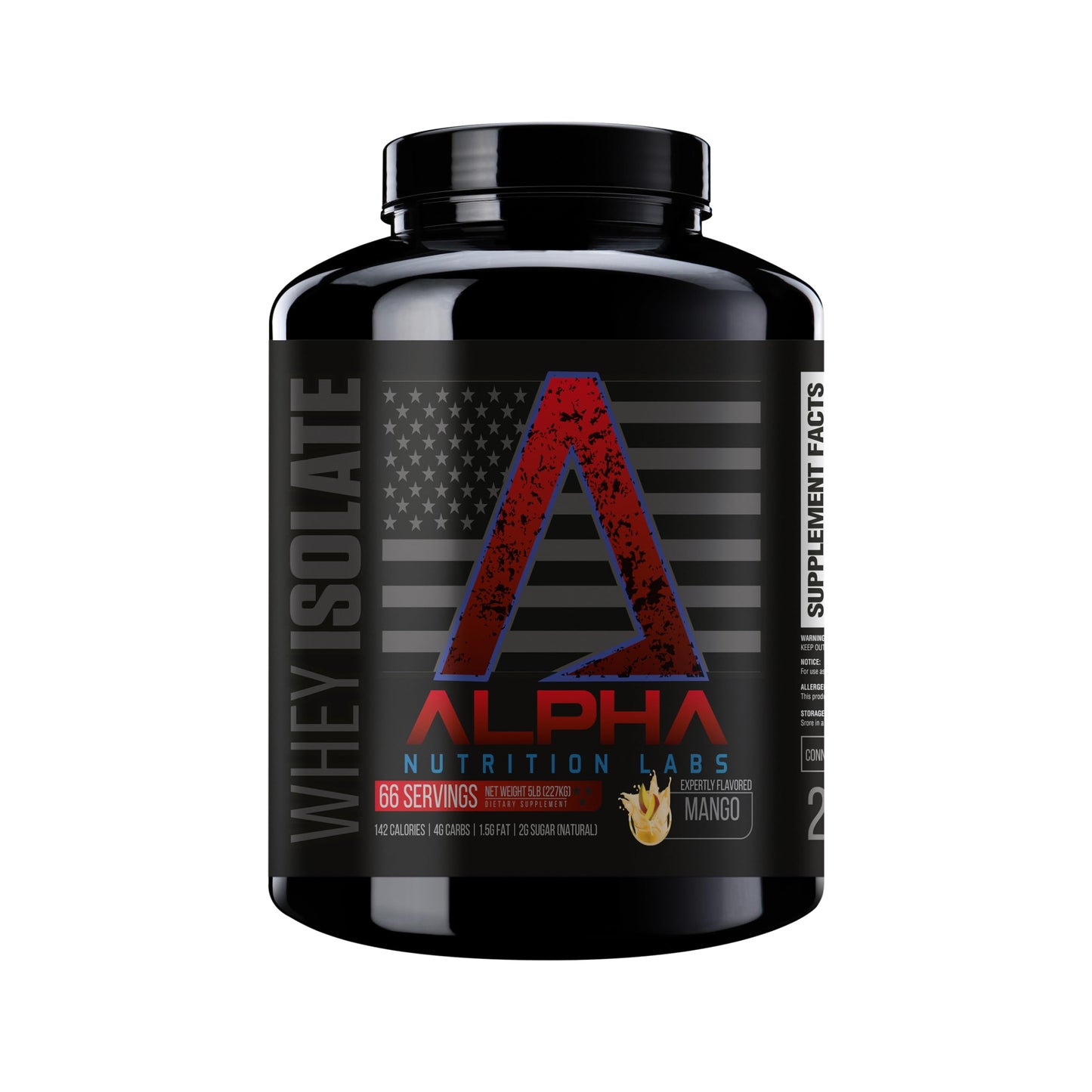 Alpha Nutrition Labs Whey Isolate Protein Powder Vanilla 8007