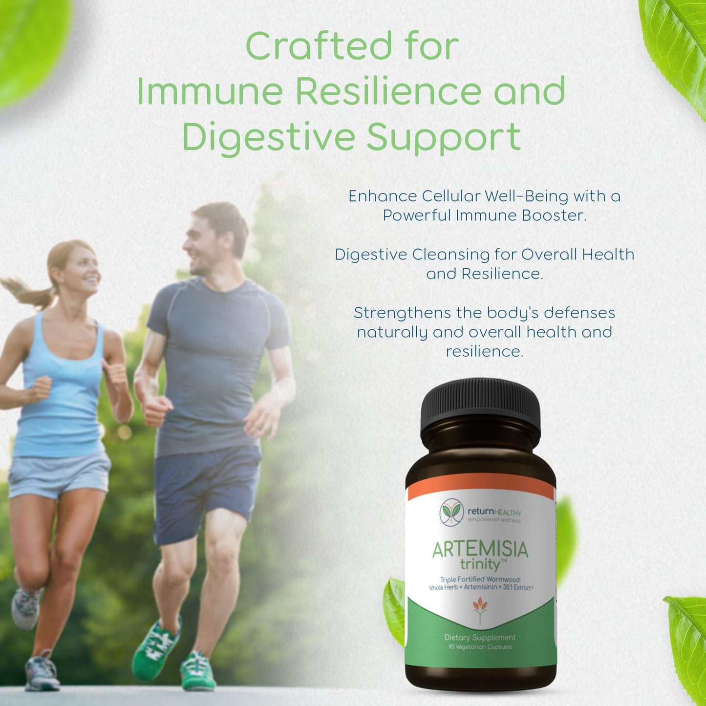 Return Healthy Artemisia Trinity Capsule 90 Count