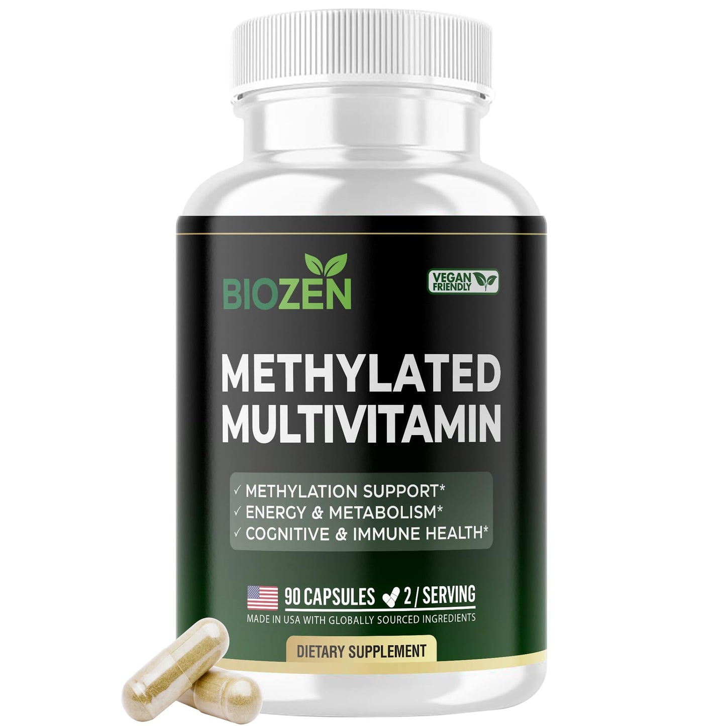 biozen Methylated Multivitamin B Complex Capsules 90 Capsules