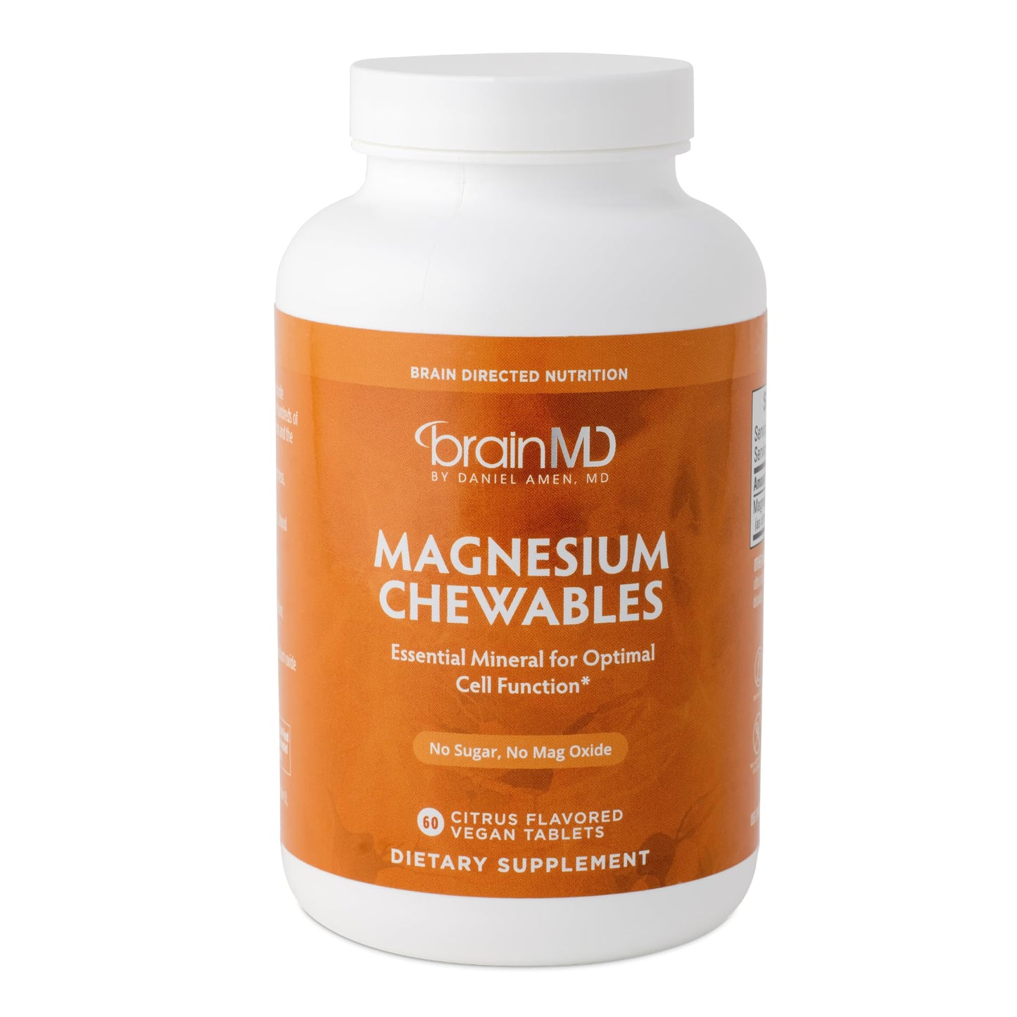 BRAINMD Dr Amen Magnesium Chewables, 120 Servings