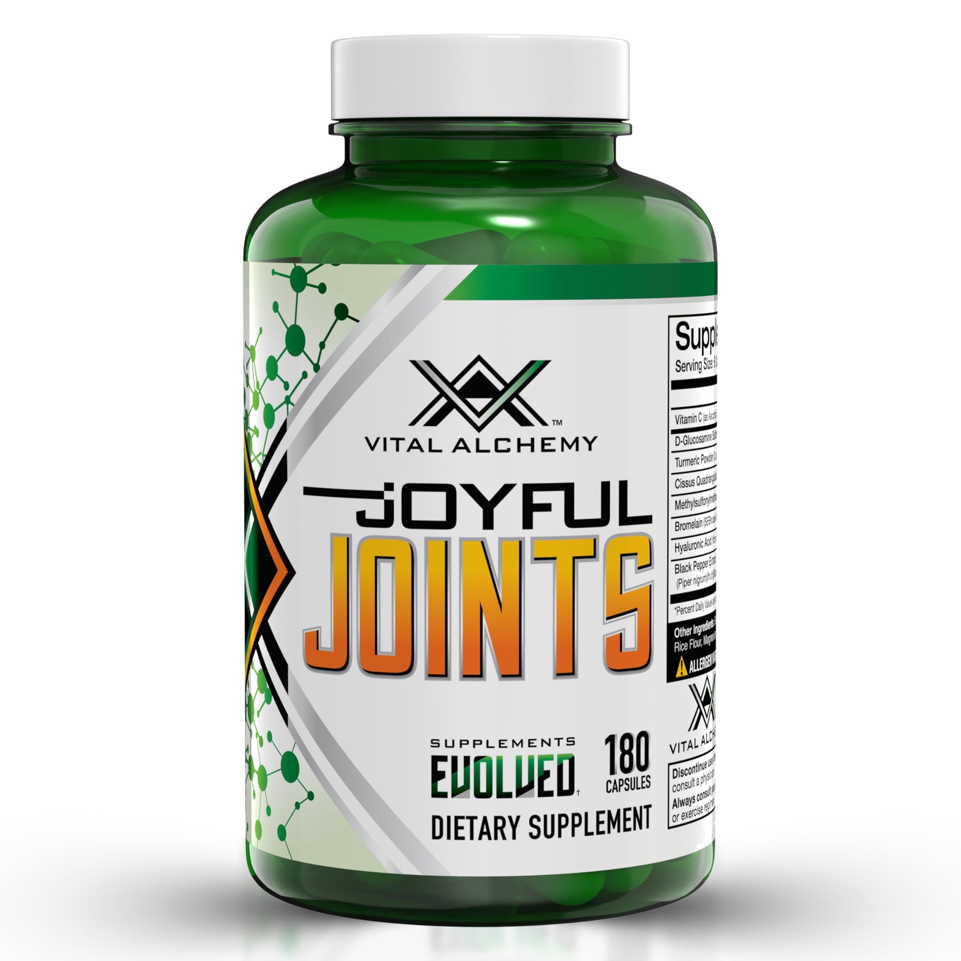 Vital Alchemy Supplements Joyful Joints Capsule 180 Count