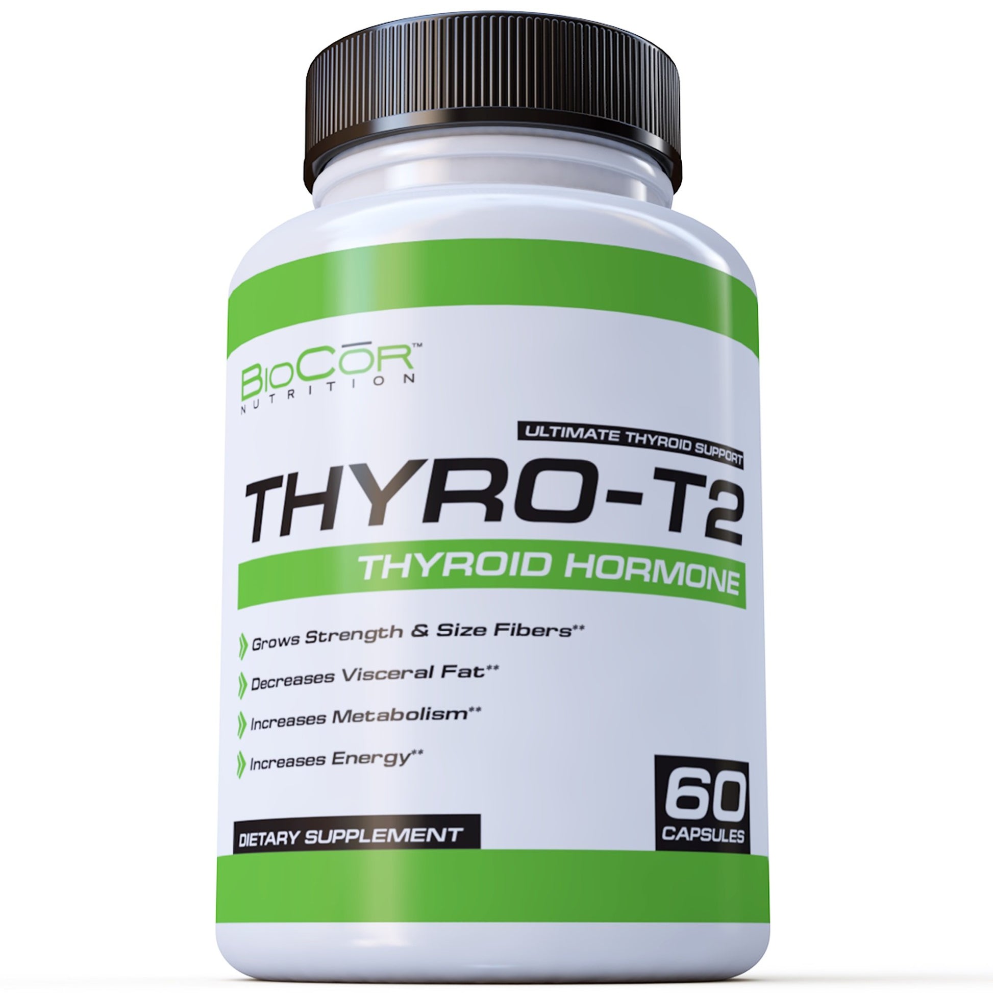 Thyro-T2 BioCor Nutrition Thyro-T2 Thyroid Hormone Fat Burner Supplement Capsule 60
