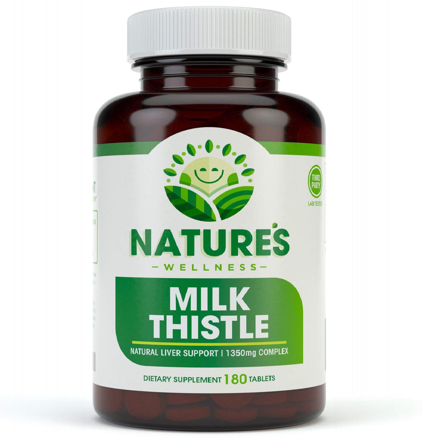Natures Wellness Milk Thistle Tablets 180 Tablets