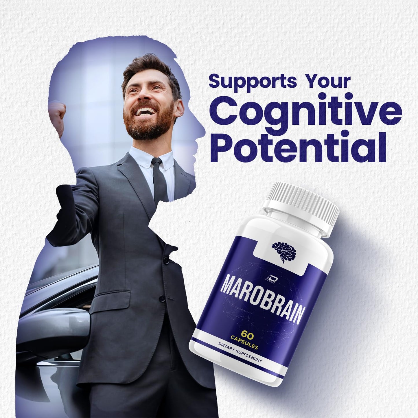 Indelo Marobrain Supplement, 60 Capsules