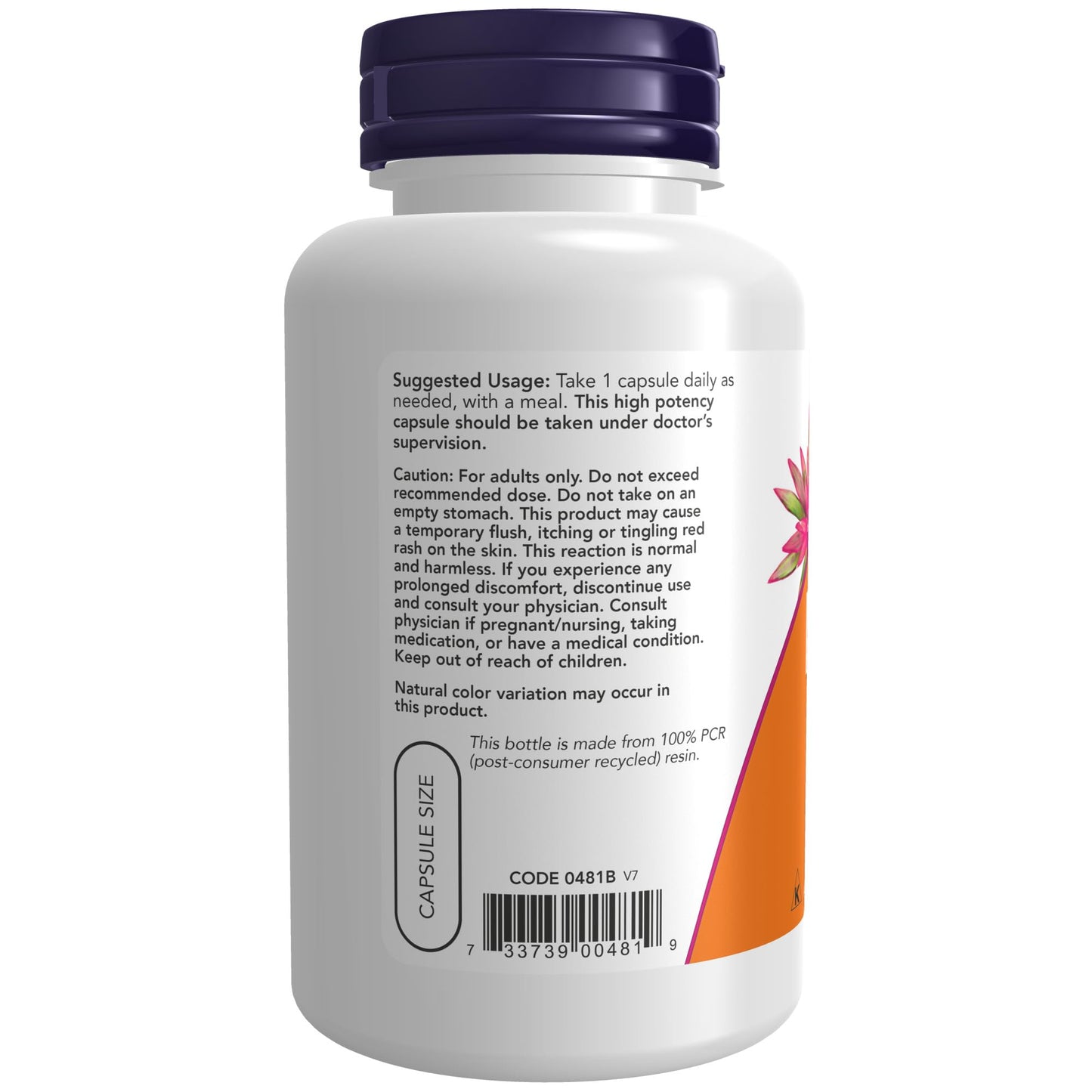 NOW Foods Niacin (Vitamin B-3) 500 mg Capsules, 300 Capsules
