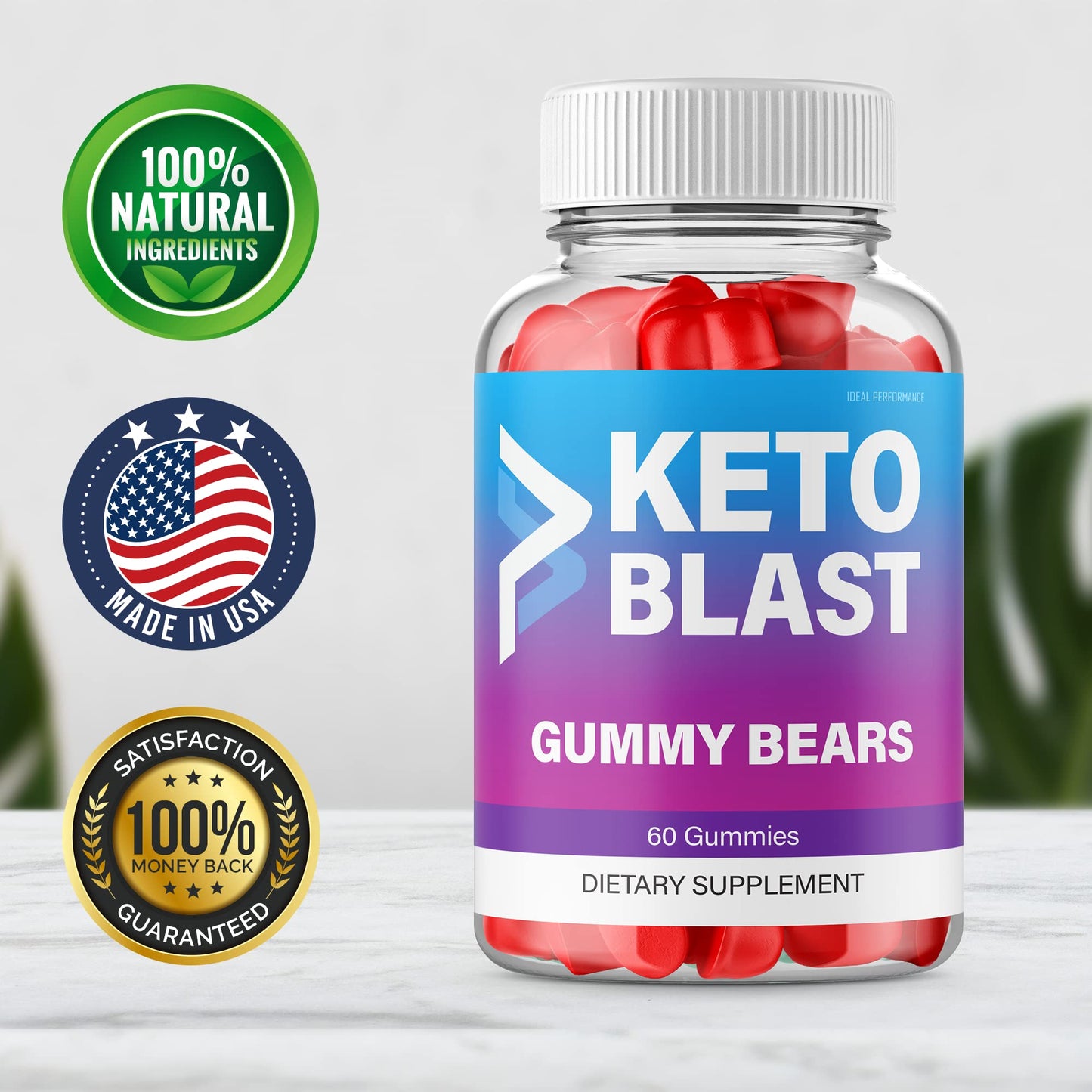 IDEAL PERFORMANCE Blast Keto ACV Gummies 180 Count