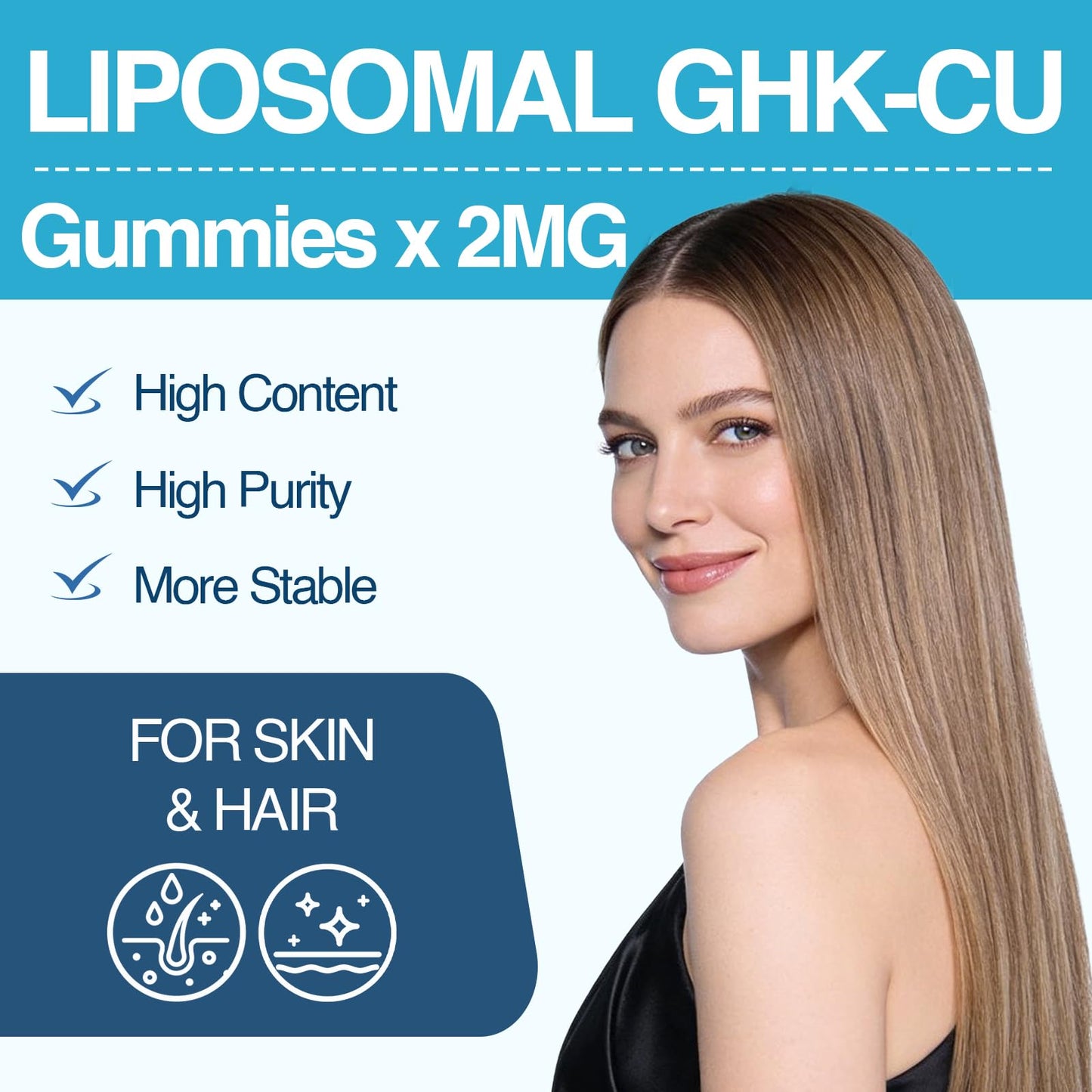 Trawecual GHK-Cu Peptide for Women Gummy 60 Count