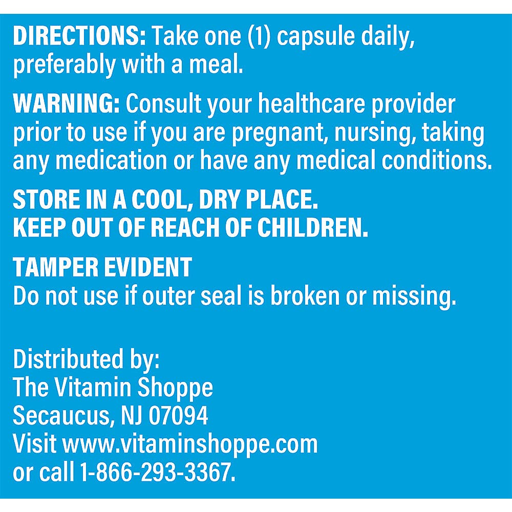 The Vitamin Shoppe Zinc 50 mg Capsules, 200 Capsules