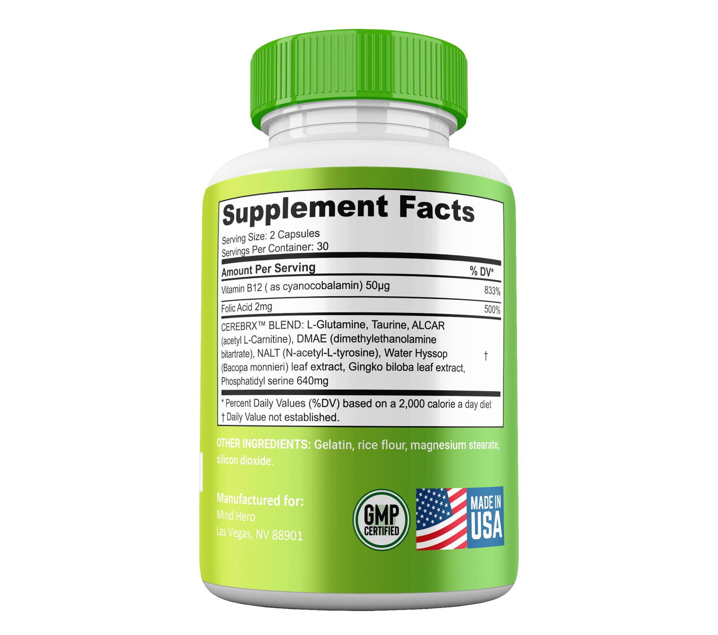 Shark Labs Mind Hero Capsules 60 Count