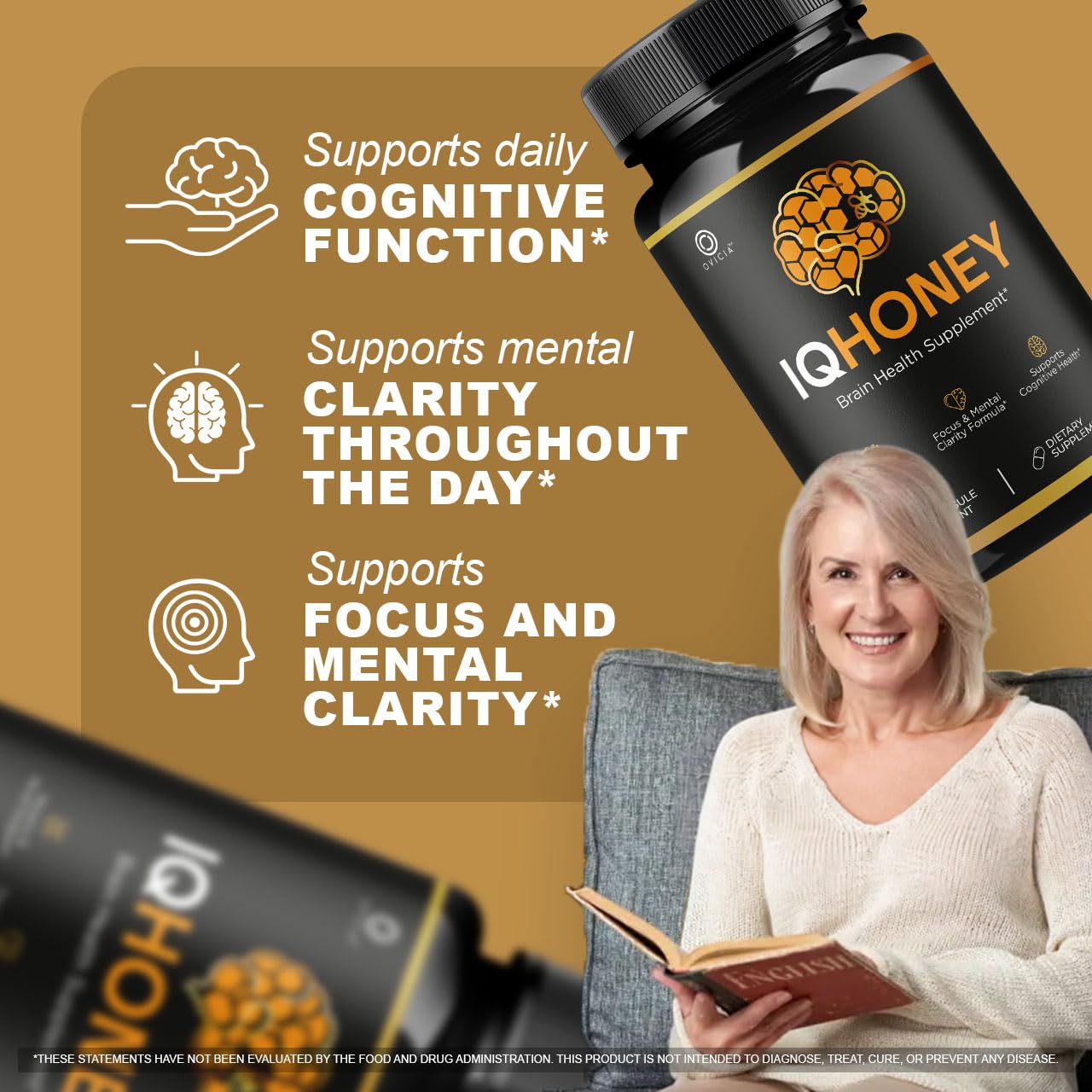 OVICIA IQHoney Capsules Capsule, 60 Count