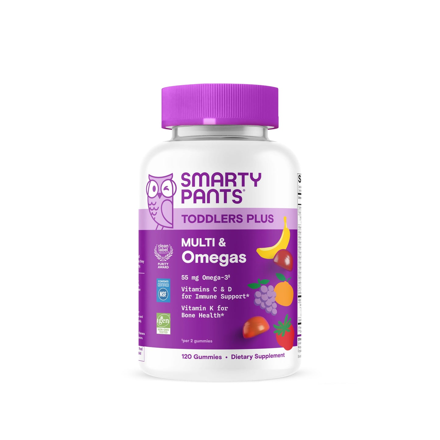 SmartyPants Toddler Multivitamin Gummy 120 Count