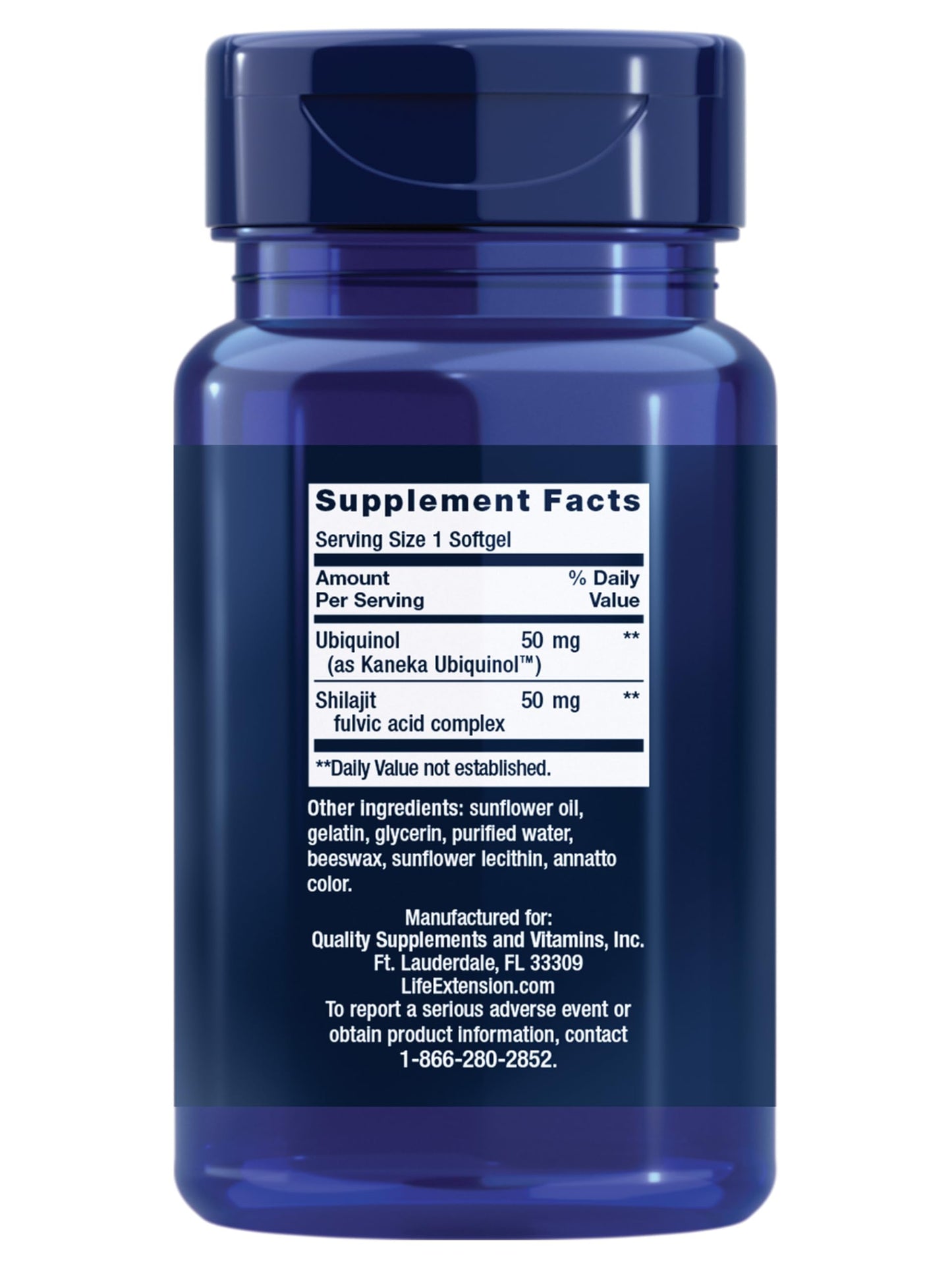 Life Extension Super Ubiquinol CoQ10 with Enhanced Mitochondrial Support Softgel 100