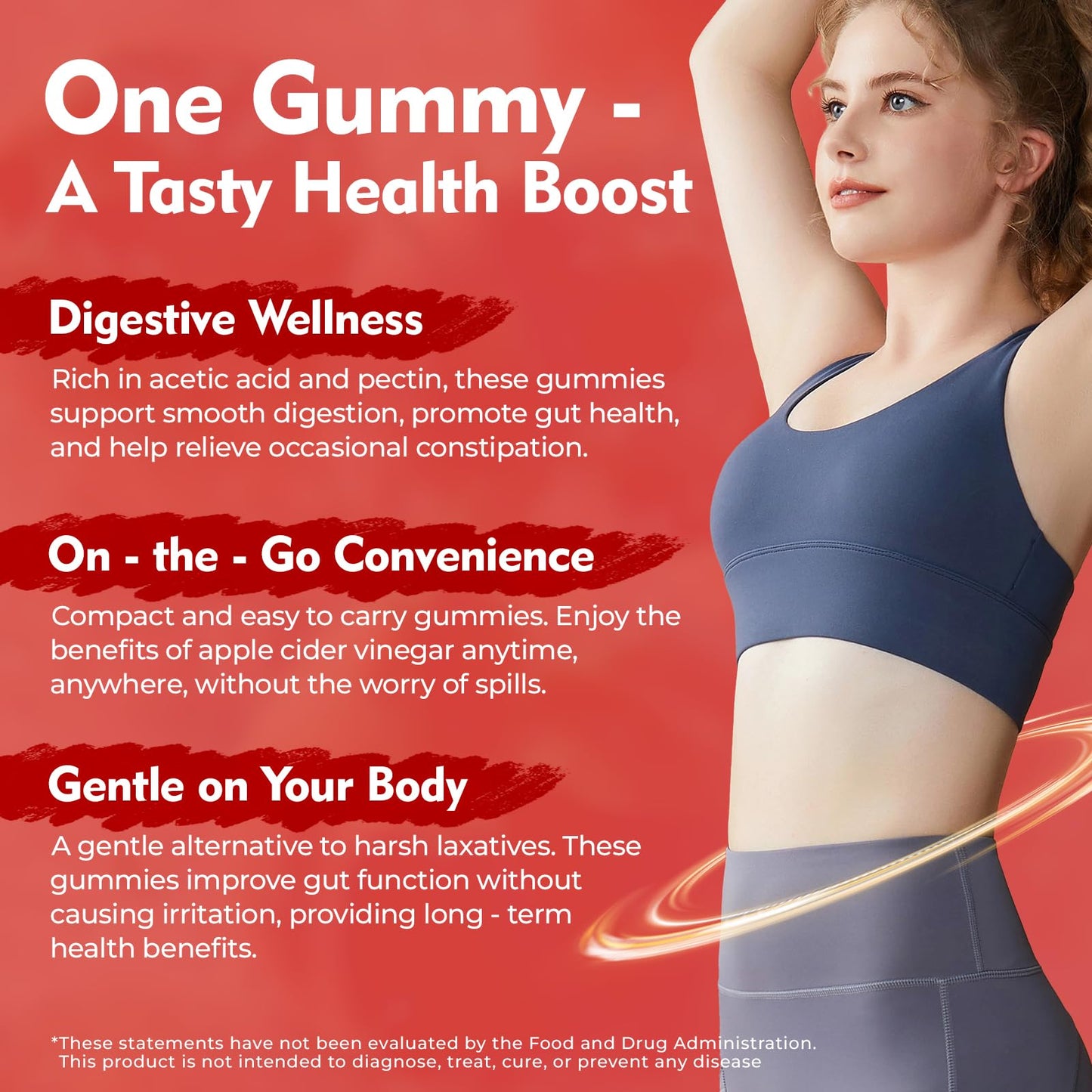 ATLEMISME Apple Cider Vinegar Gummies, 120 Count, Max Strength 1000mg with B Vitamins & Antioxidants, Supports Digestion, Metabolism & Immune Health, Vitamin B12, B6, Vegan, Non-GMO